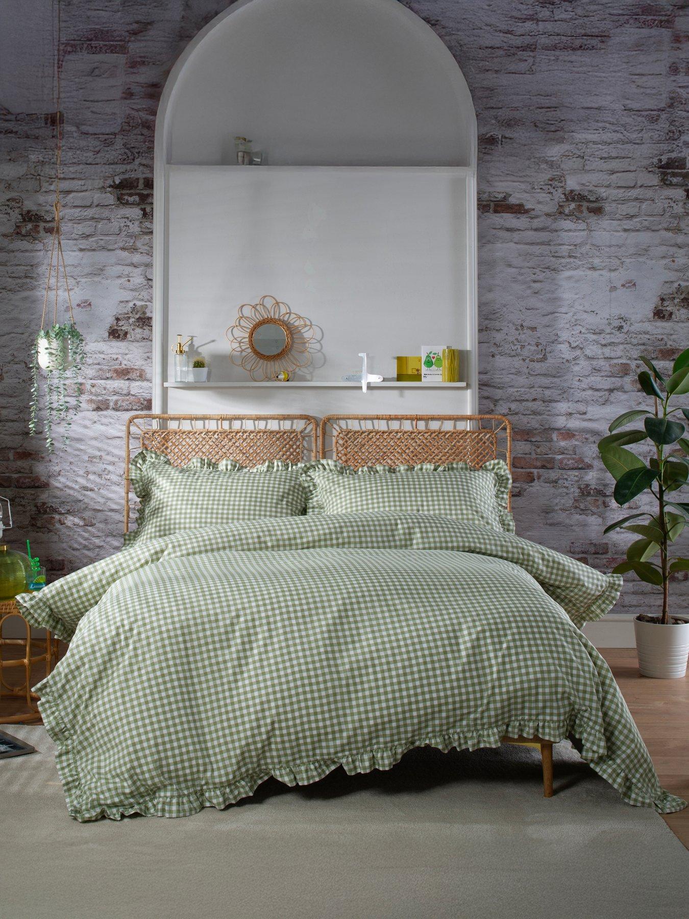 deyongs-tlc-gingham-frilled-sage-duvet-set-doublefront