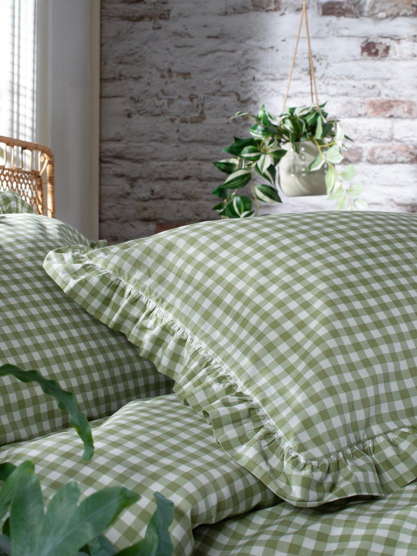 deyongs-tlc-gingham-frilled-sage-duvet-set-doubleback