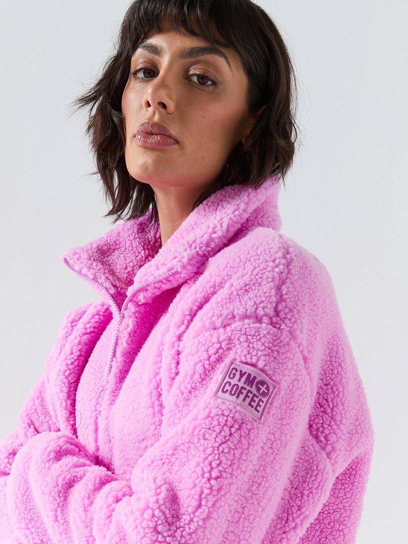 gym-coffee-womens-training-industry-fleece-high-collar-jacket-pinkoutfit