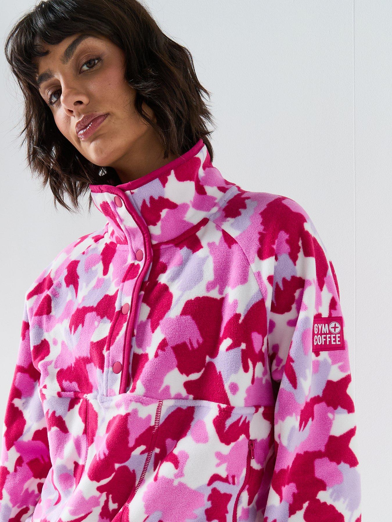 gym-coffee-womens-training-snap-polar-fleece-pinkoutfit