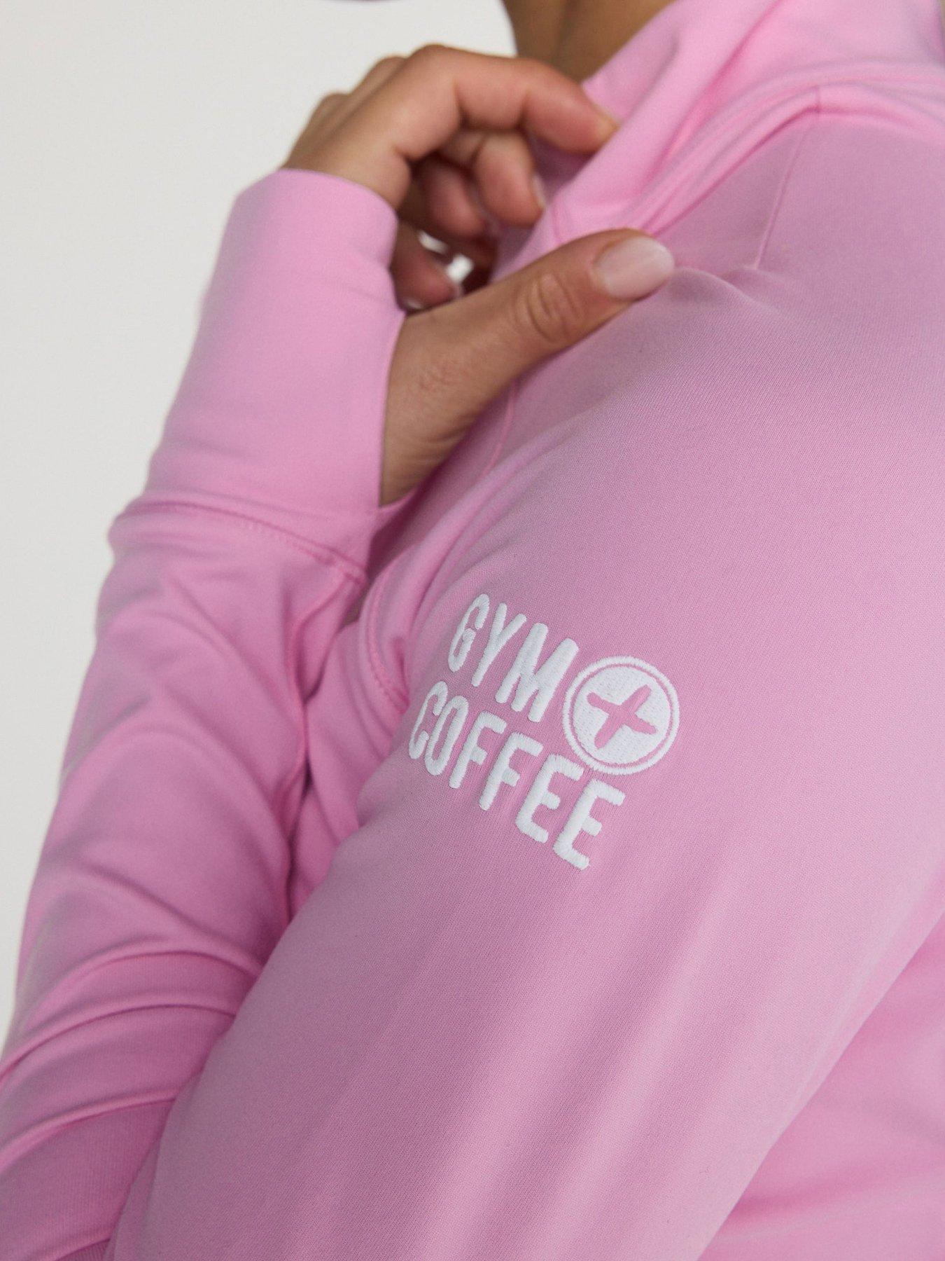 Image 4 of 5 of Gym + Coffee Womens Training Relentless Full Zip - Pink