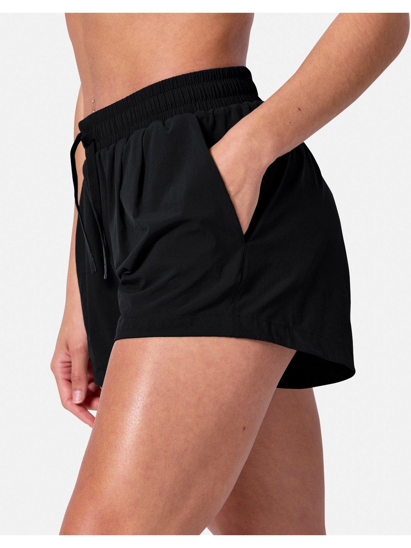 Image 4 of 4 of Gym + Coffee Womens Training Contender Shorts - Black