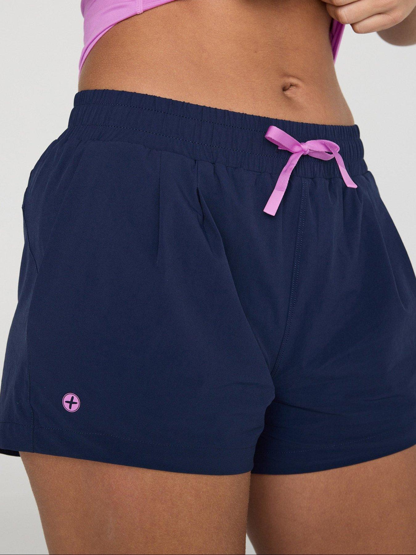 Image 1 of 5 of Gym + Coffee Womens Training Contender Shorts - Navy