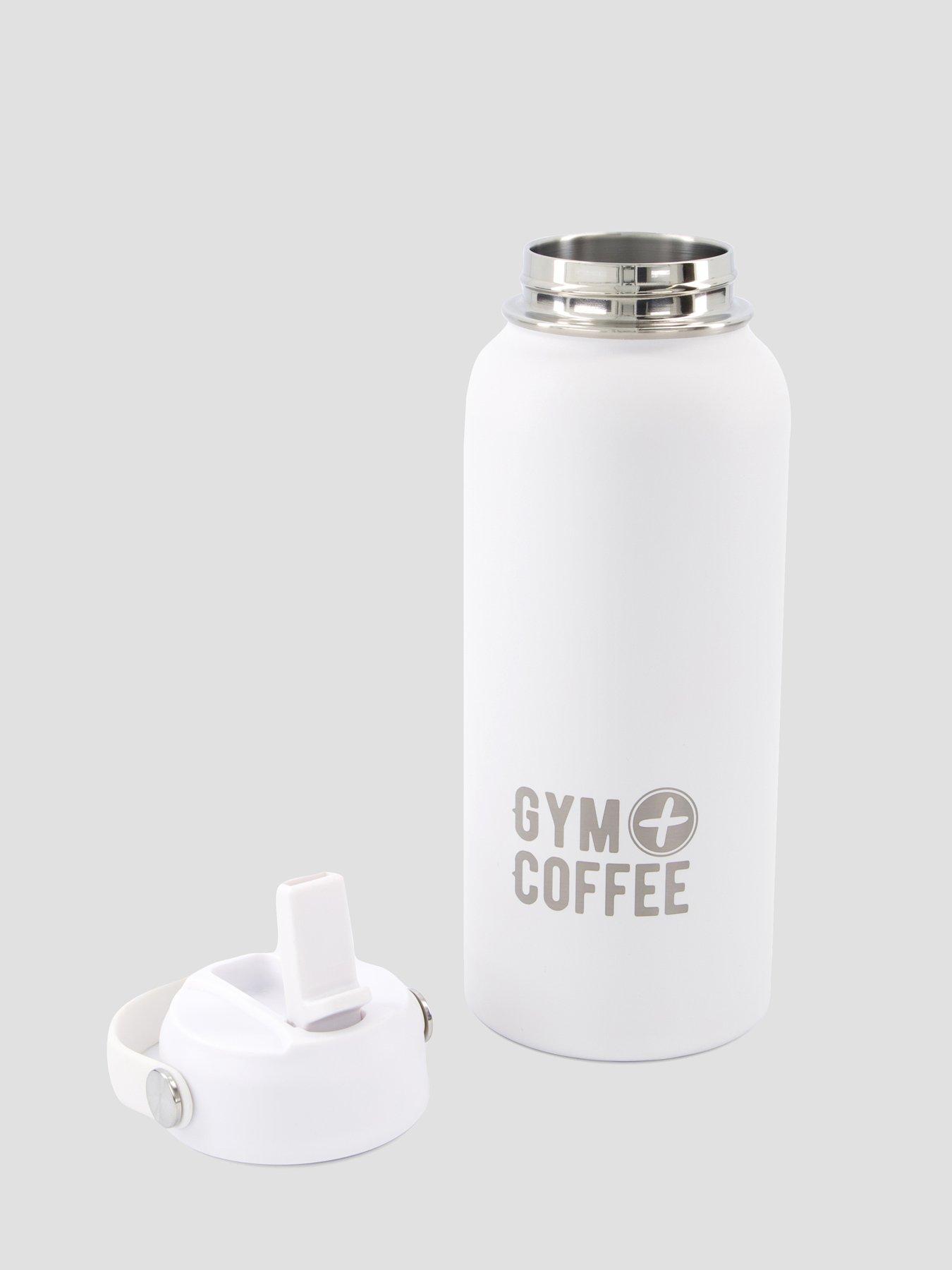 Image 2 of 4 of Gym + Coffee Womens Training 1l Hydrate Bottle - White