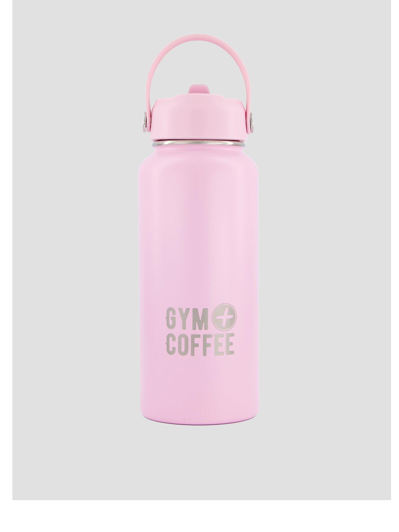 Image 1 of 4 of Gym + Coffee Womens Training 1L Hydrate Bottle - Pink