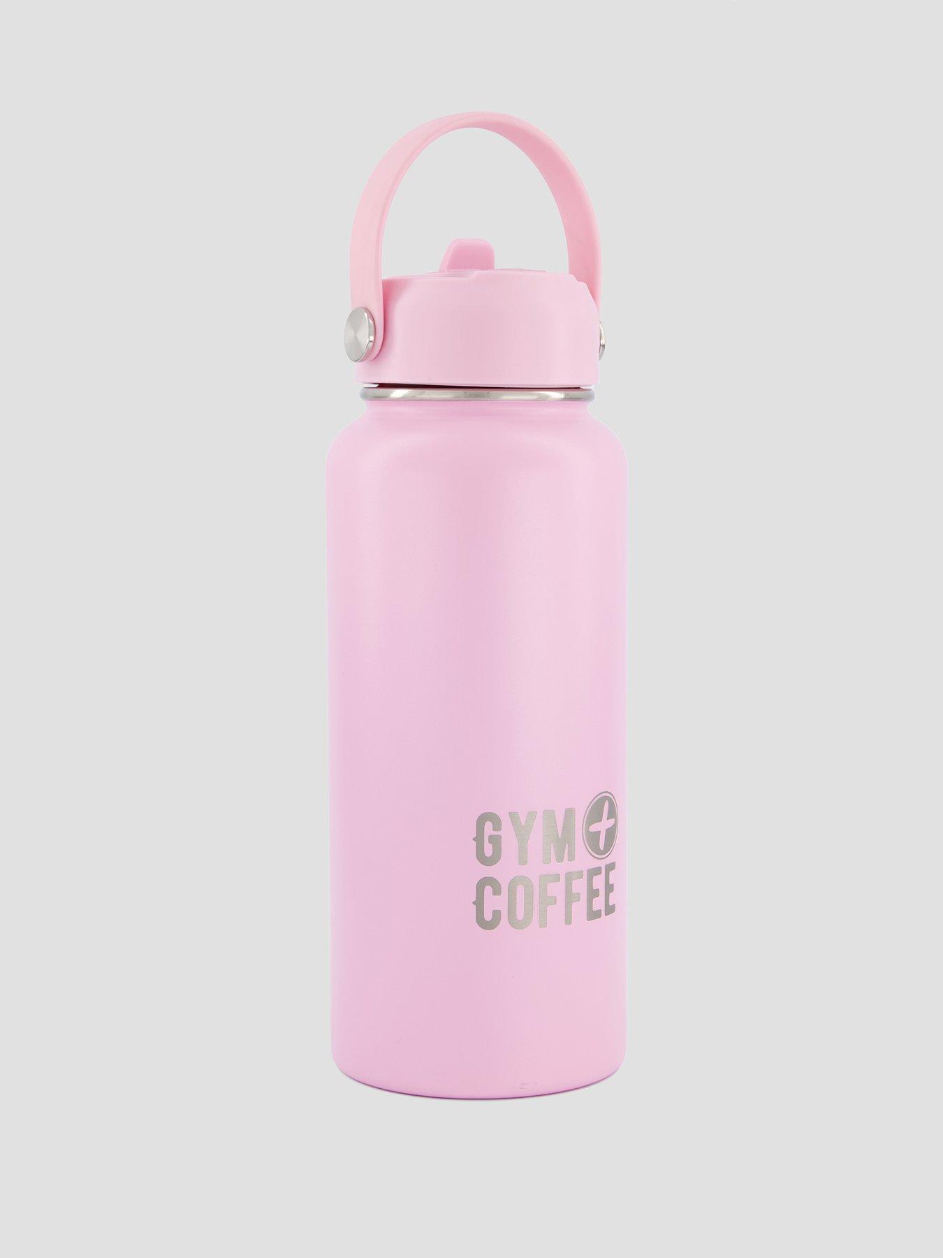 Image 3 of 4 of Gym + Coffee Womens Training 1L Hydrate Bottle - Pink