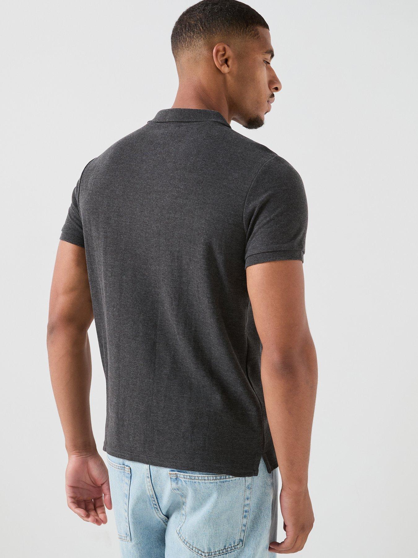 Image 2 of 6 of Liverpool FC Mens Polo Shirt - Charcoal Grey