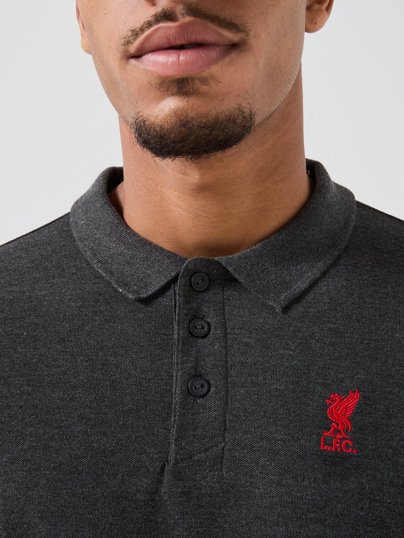 Image 6 of 6 of Liverpool FC Mens Polo Shirt - Charcoal Grey