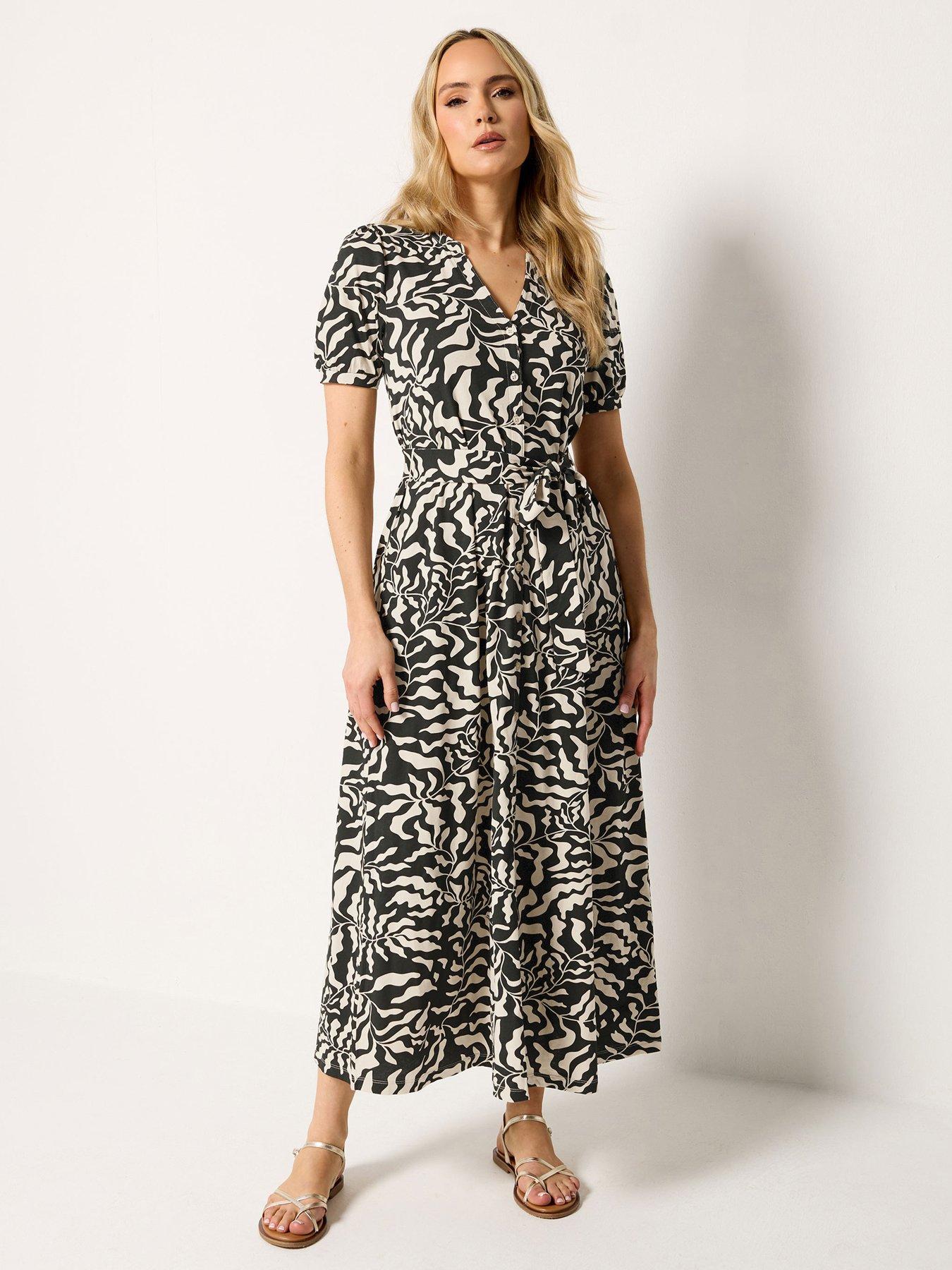Long Tall Sally Tall Belted A-line Midaxi Dress