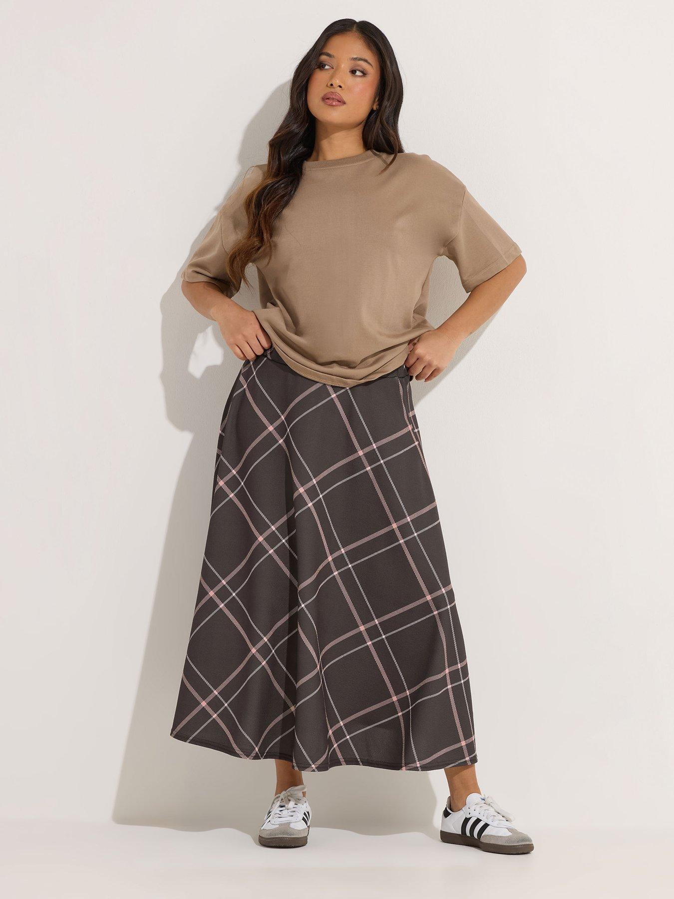 pixiegirl-petite-check-midaxi-skirt-pinkback