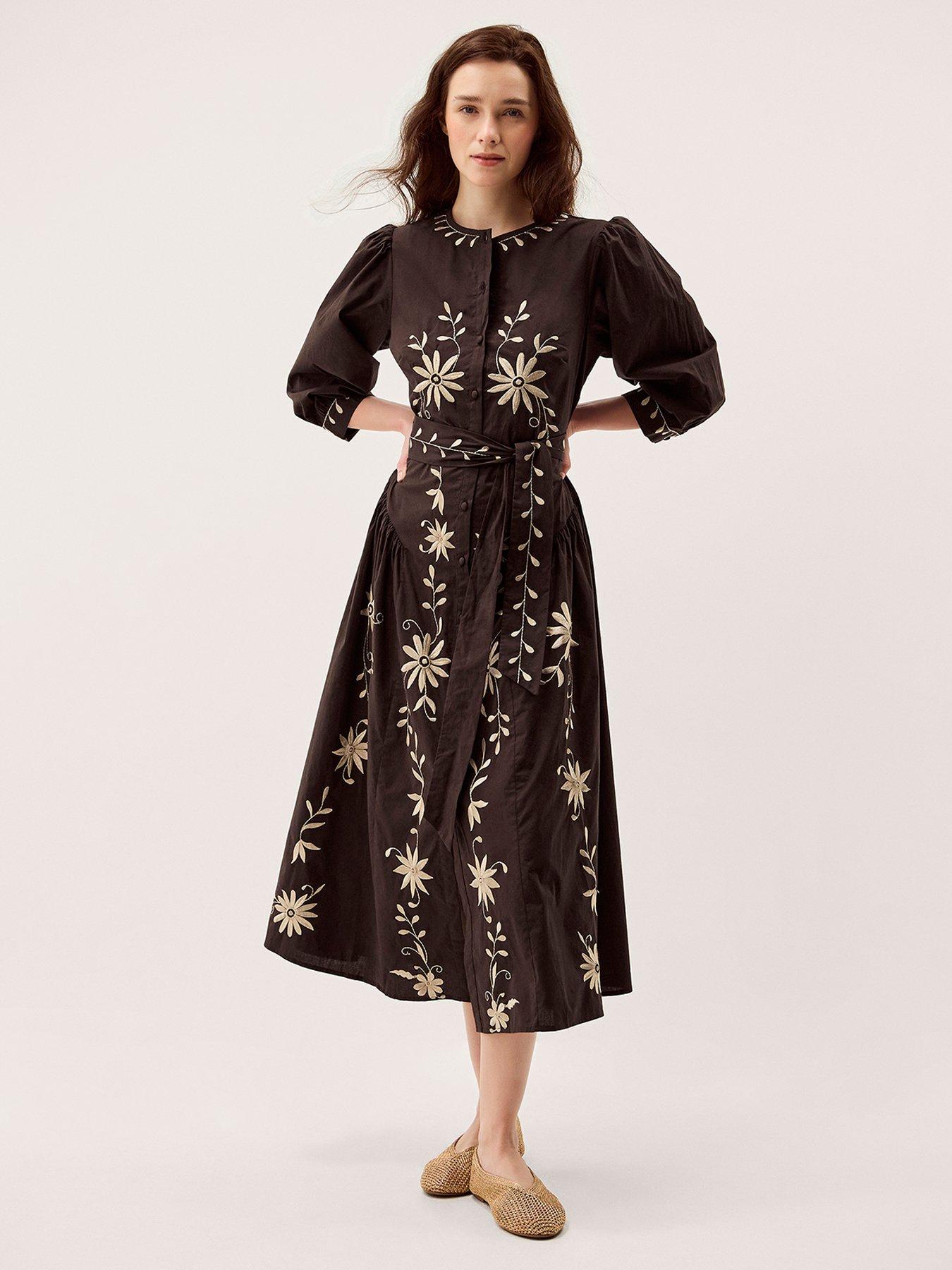 Monsoon Eloise Emb Dress