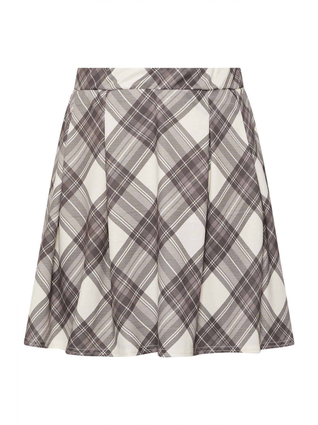 yours-curve-check-pleat-skirtdetail
