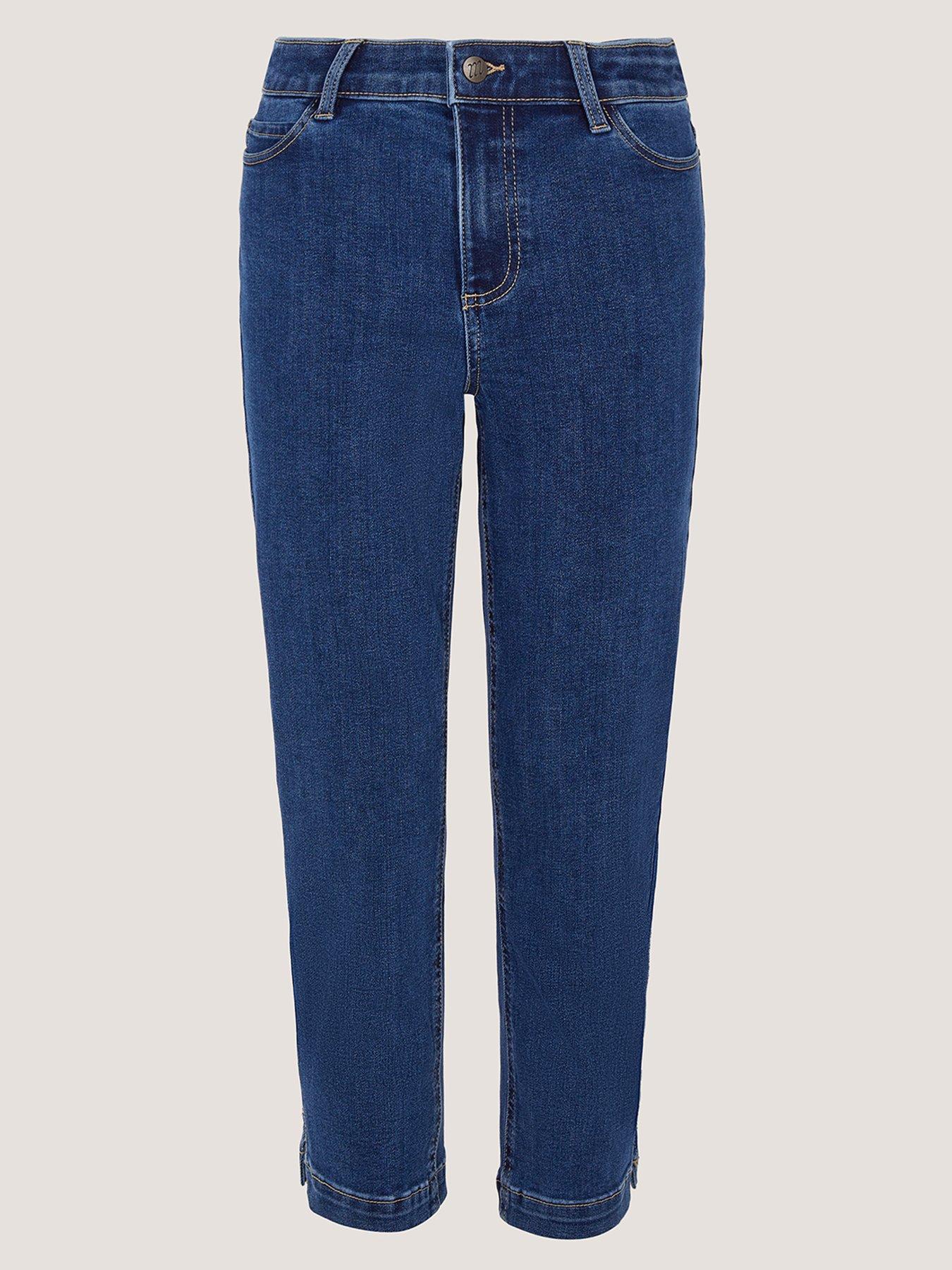 Image 4 of 5 of Monsoon Idabella Crop Jean - Blue