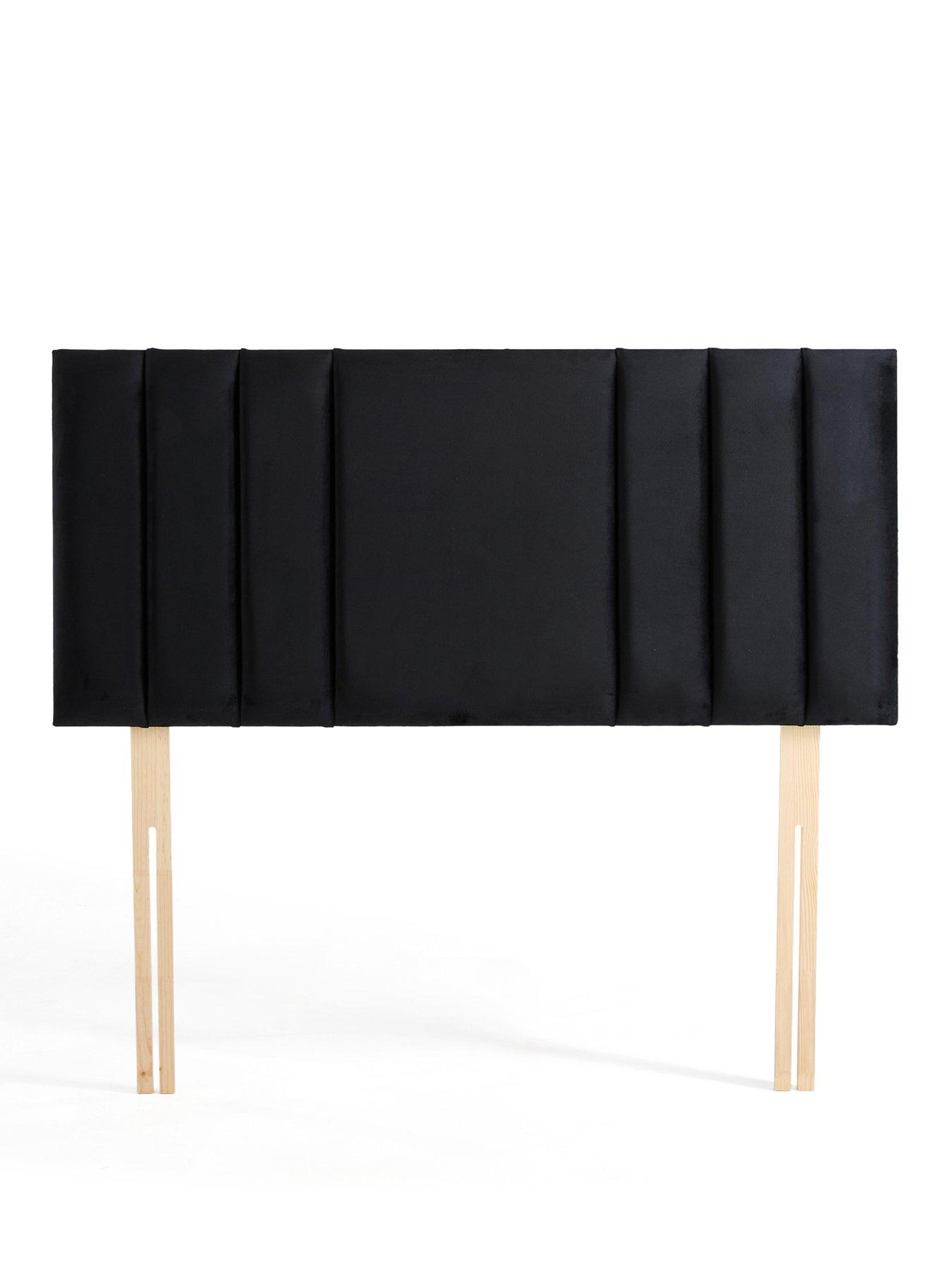 Image 2 of 6 of Shire Beds Cleo End Stripe Velvet Headboard - Db