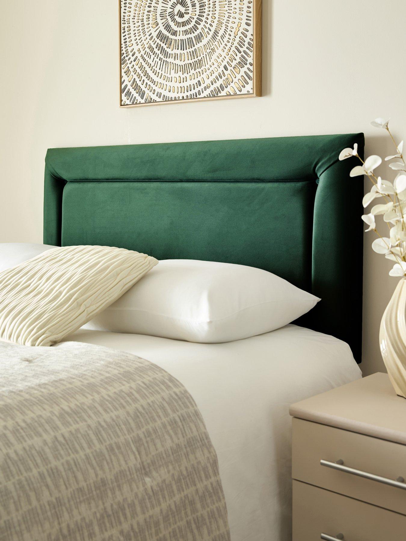 Shire Beds Georgia Border Velvet Headboard - Db