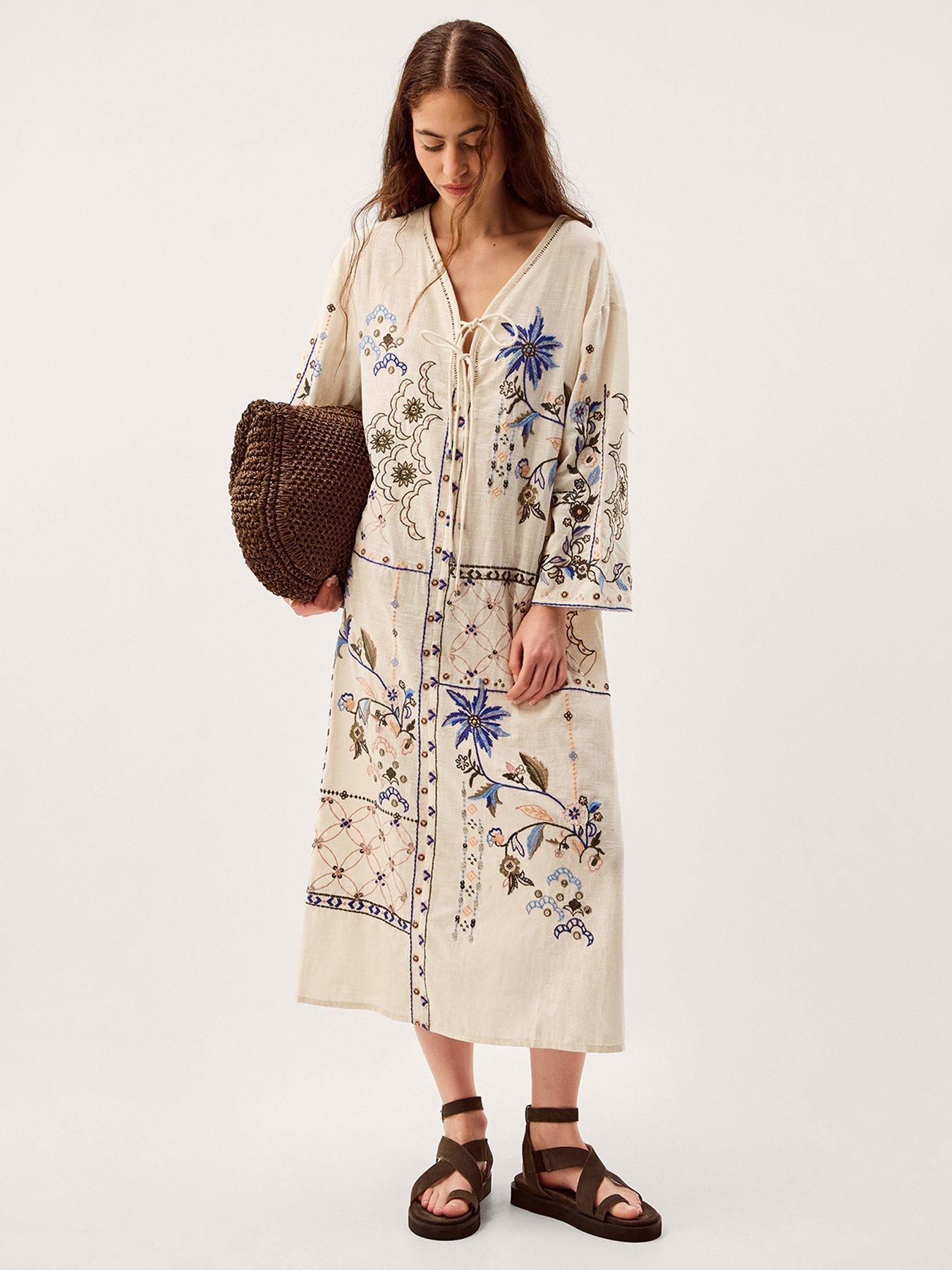 Image 1 of 5 of Monsoon Julie Kaftan