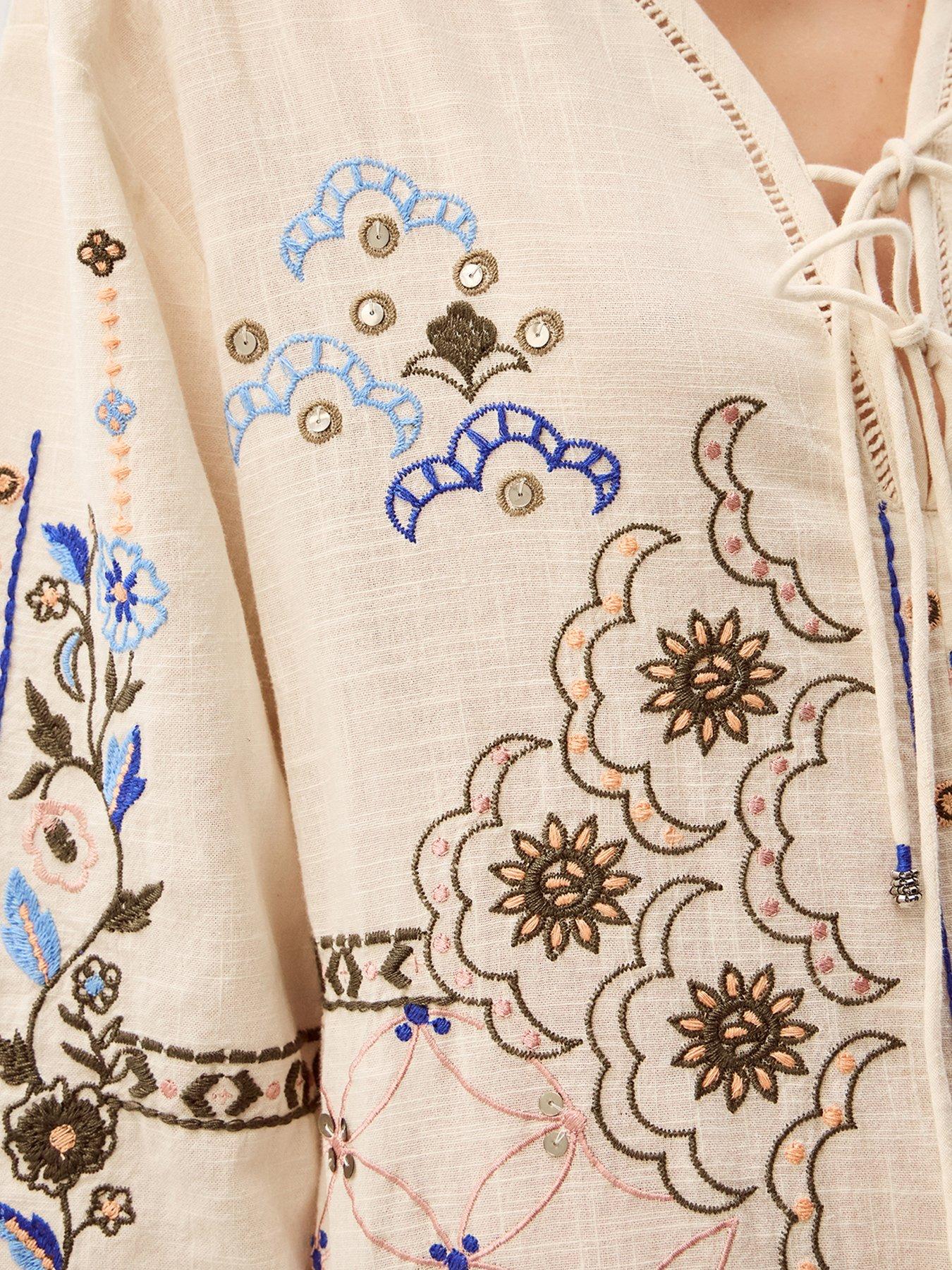 Image 4 of 5 of Monsoon Julie Kaftan