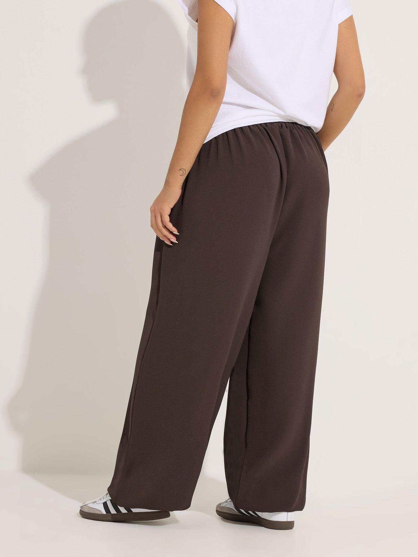 pixiegirl-petite-choc-brown-balloon-trousersstillFront