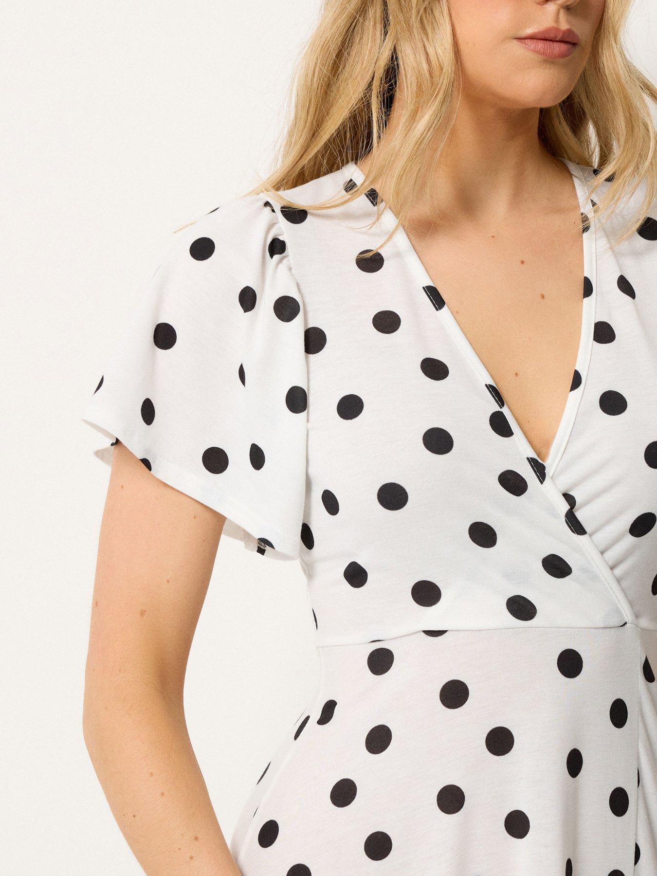 long-tall-sally-spot-wrap-maxi-dress-whiteoutfit