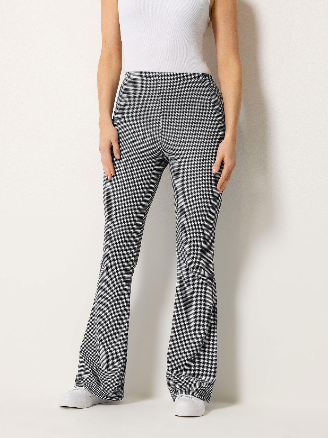 Long Tall Sally Tall Check Kickflare Trouser 34"