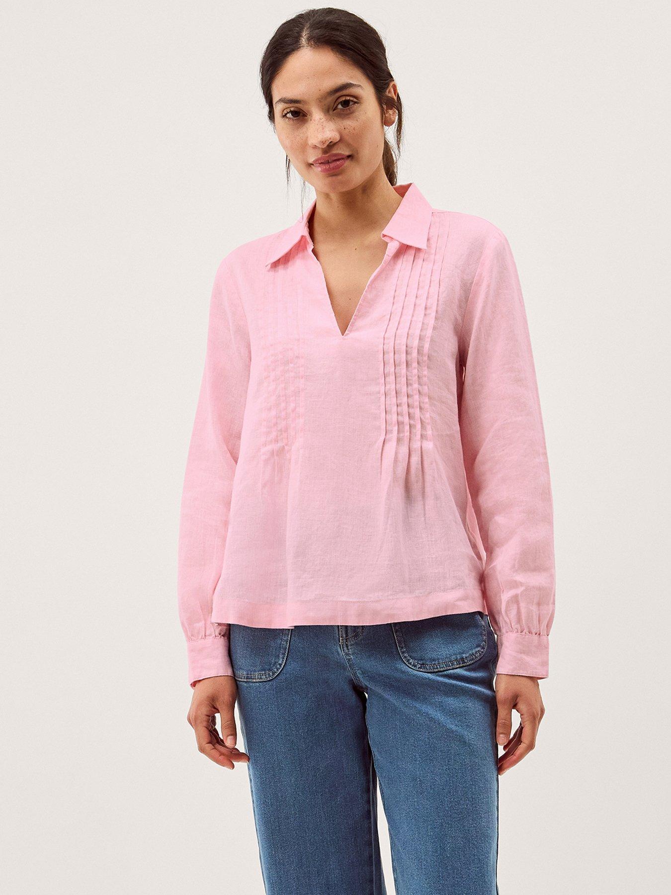 monsoon-riley-pintuck-top-pinkfront