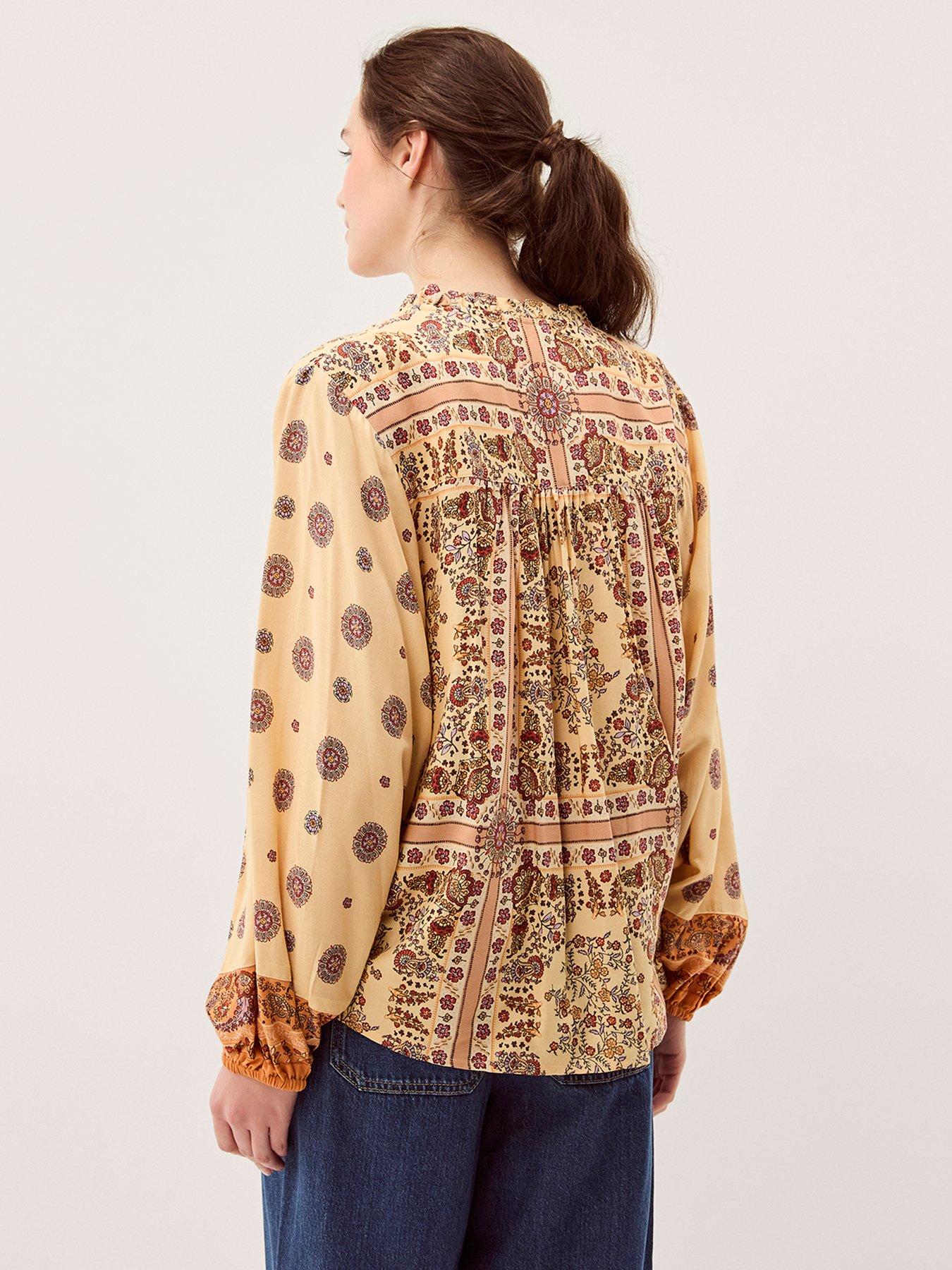 monsoon-ines-print-top-creamstillFront