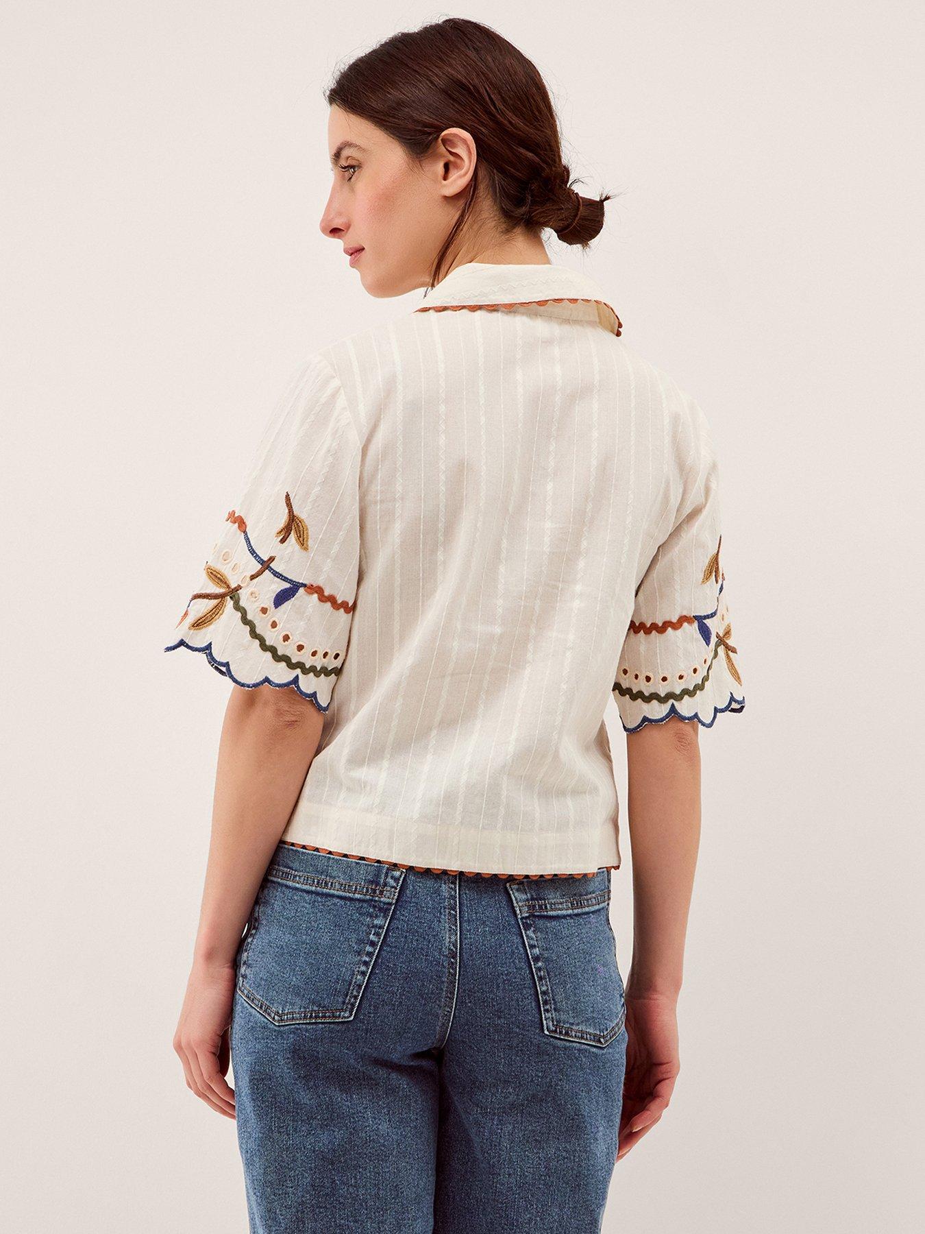 Image 2 of 5 of Monsoon Polly Emb Shirt