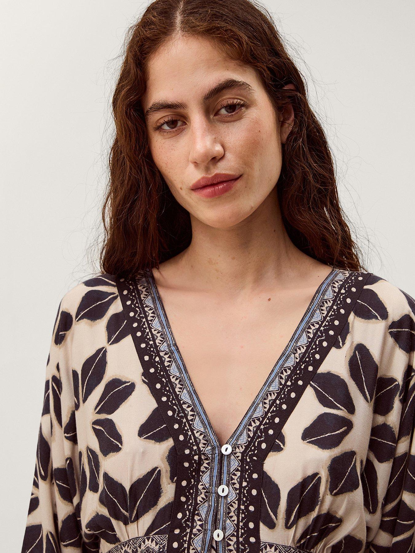 Image 4 of 5 of Monsoon Ellison Print Dress