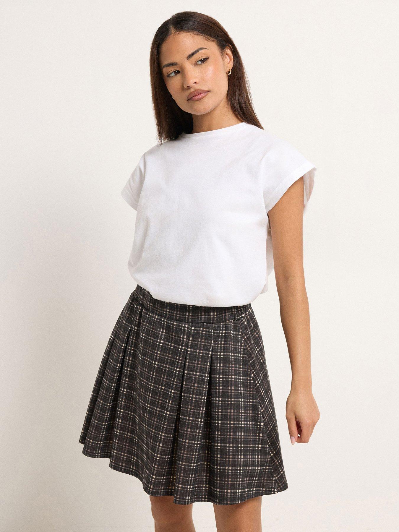 PixieGirl Petite Check Mini Skirt