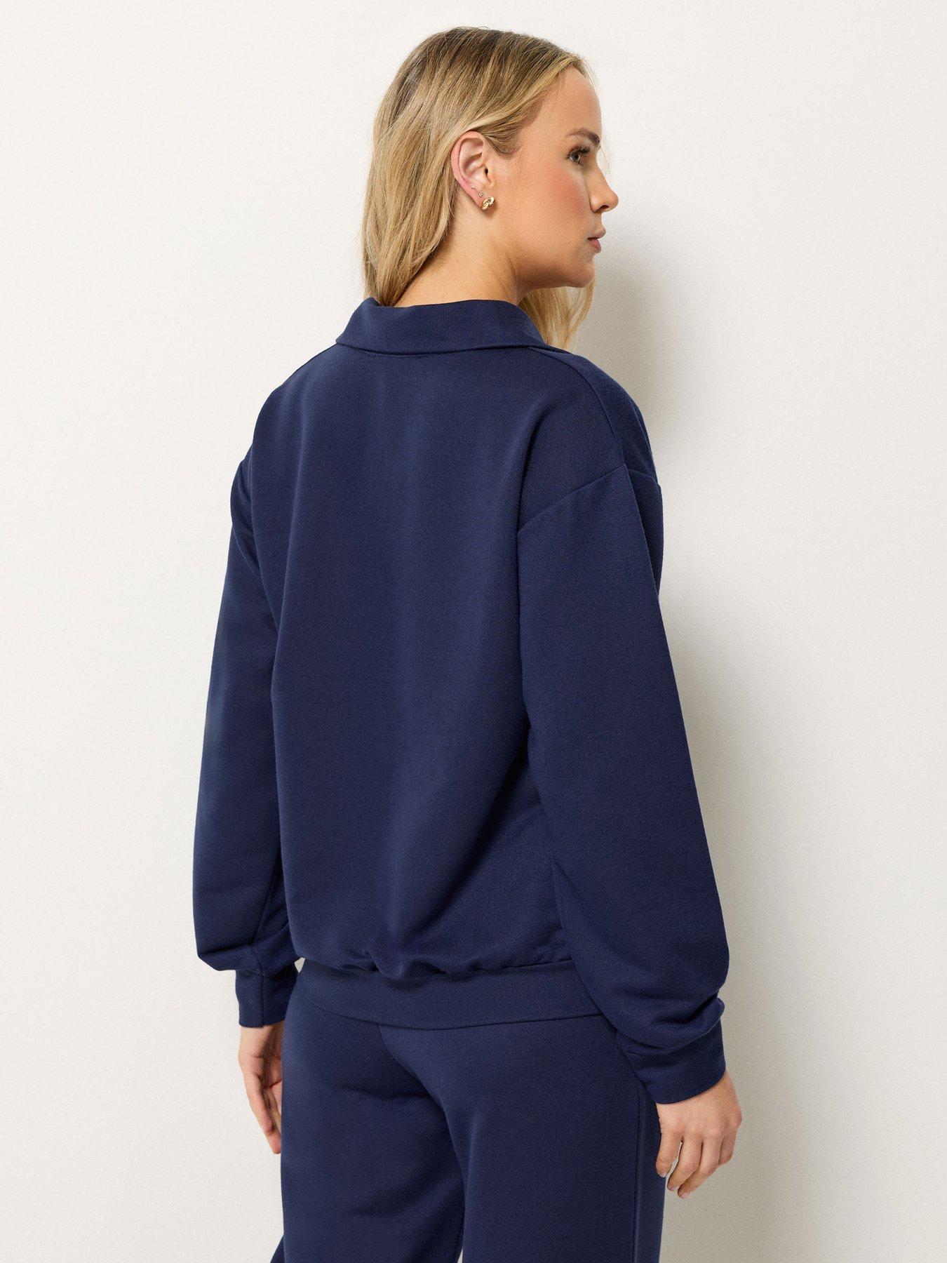 Image 2 of 5 of Long Tall Sally Tall Collar Sweat Top