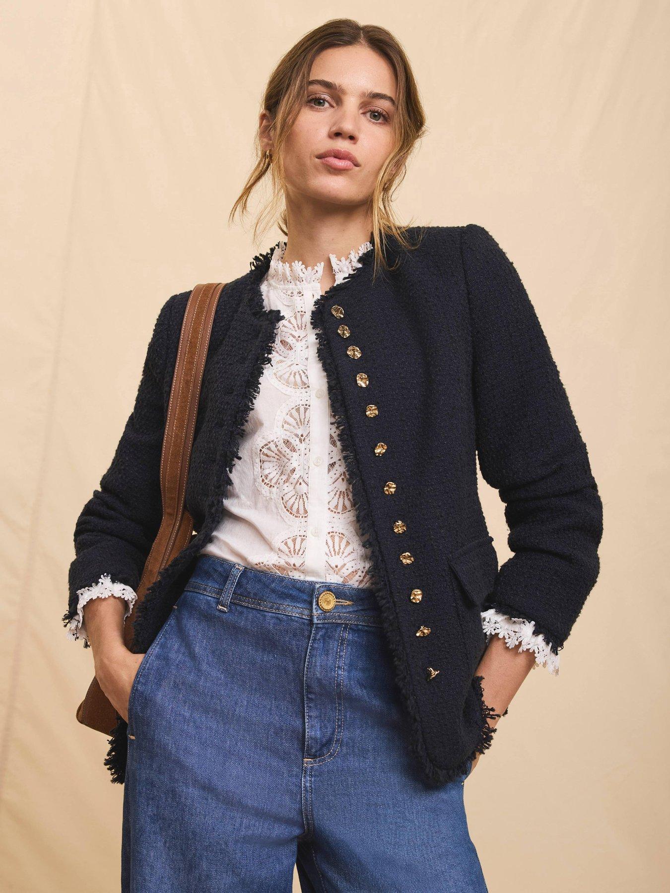 mint-velvet-boucle-tweed-jacket-navyfront
