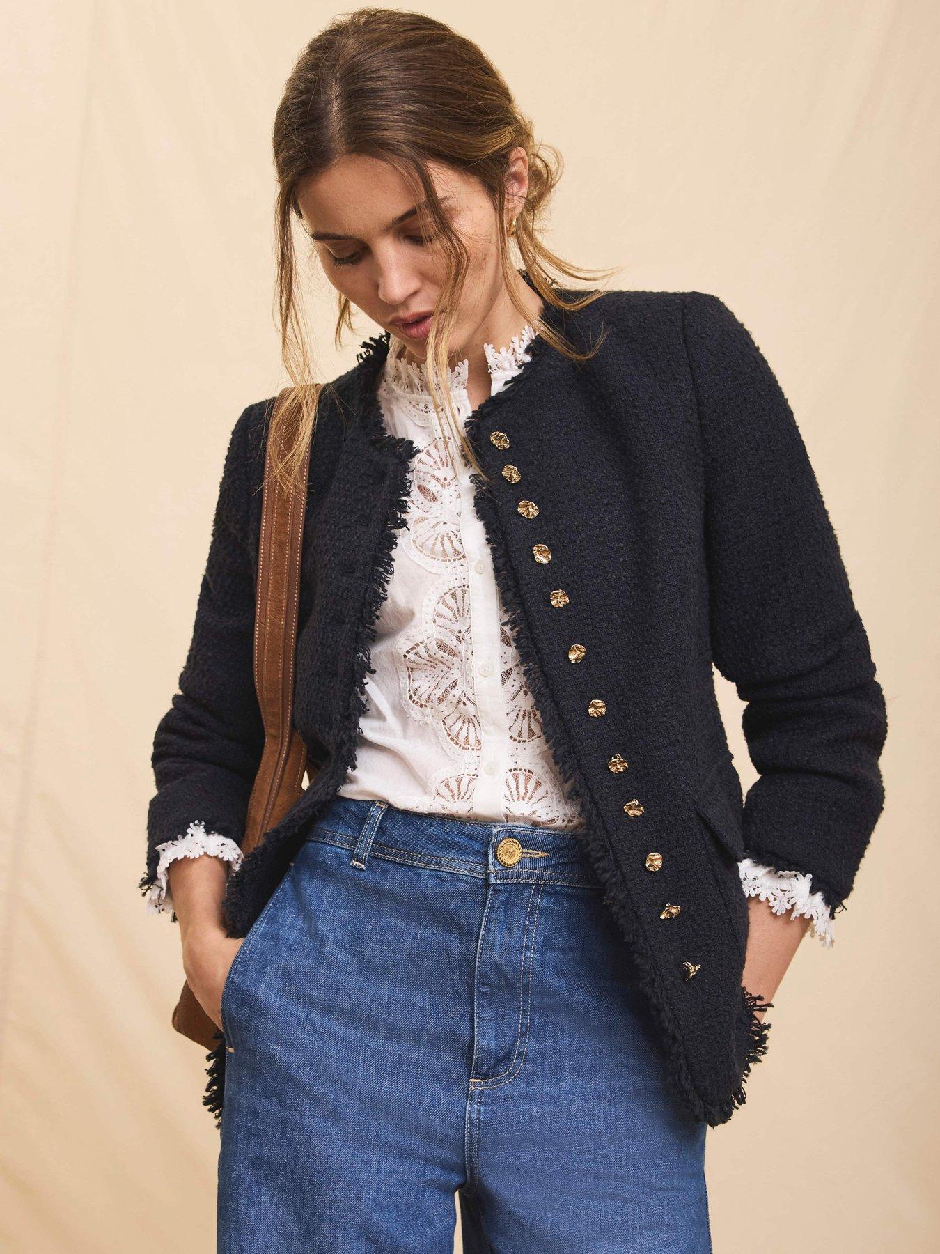 mint-velvet-boucle-tweed-jacket-navystillFront