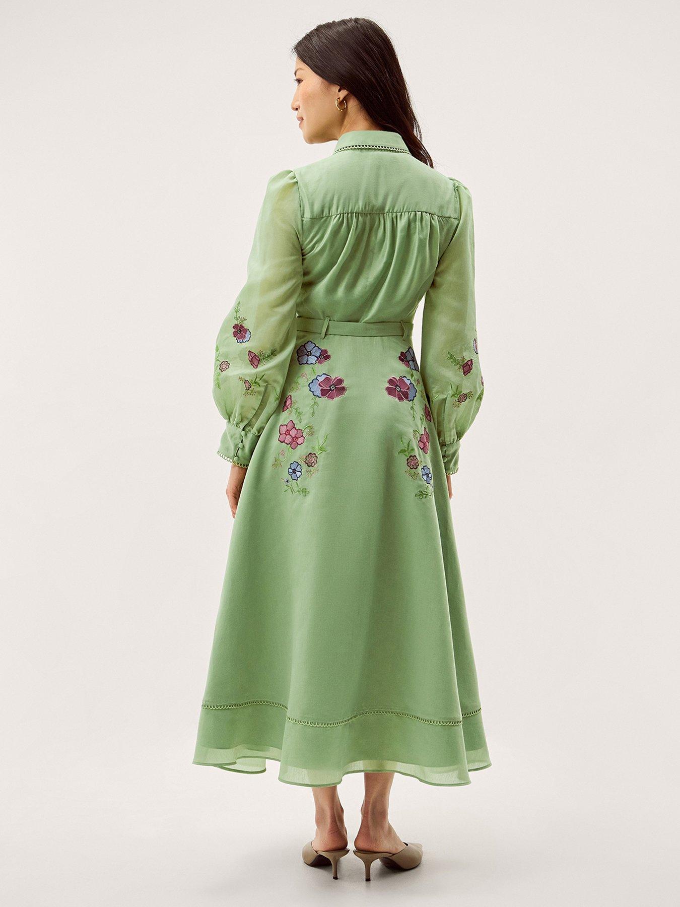 monsoon-orla-embroidered-shirt-dress-greenstillFront