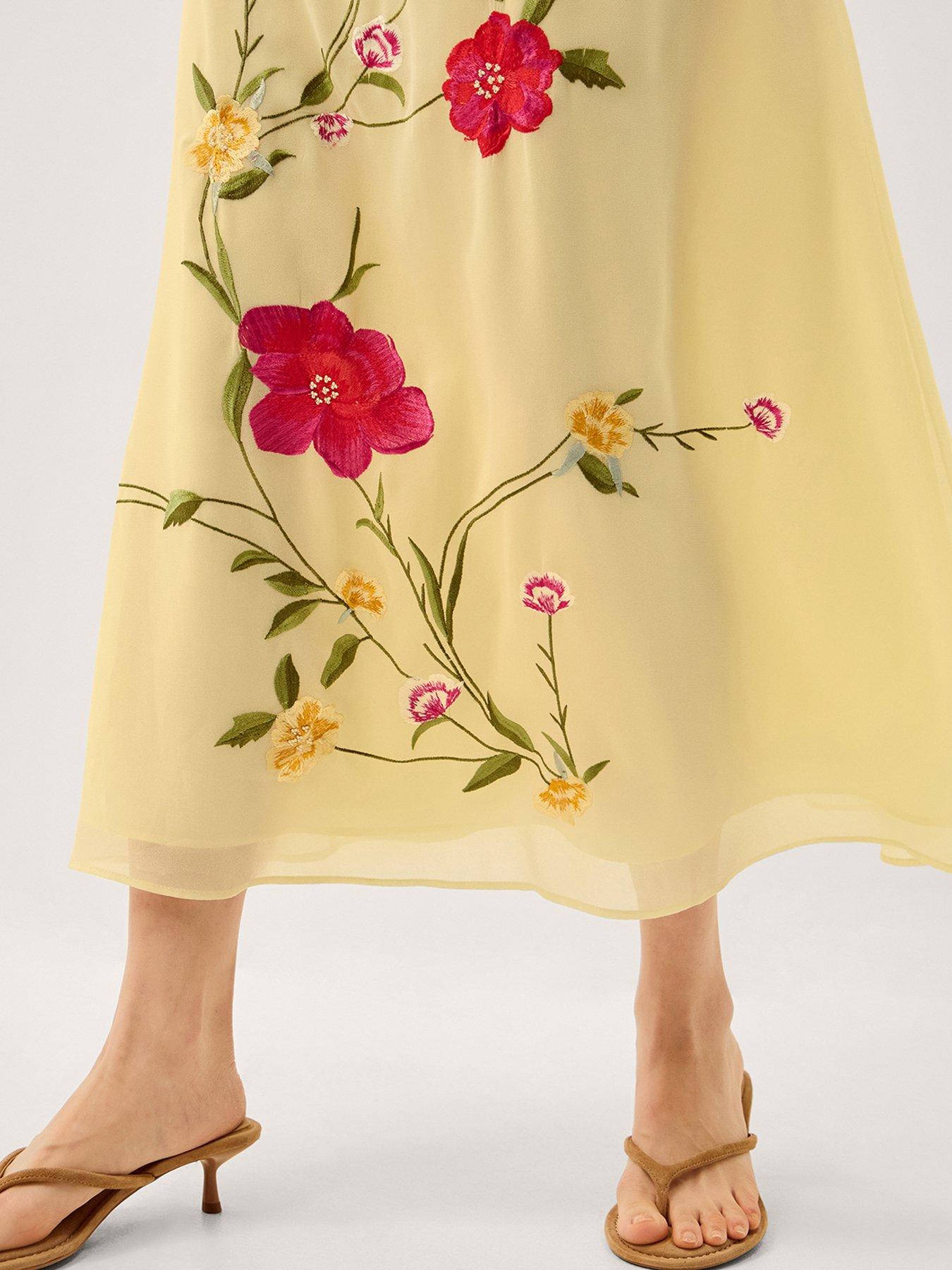 Image 4 of 5 of Monsoon Jocelyn Embroidered Dress