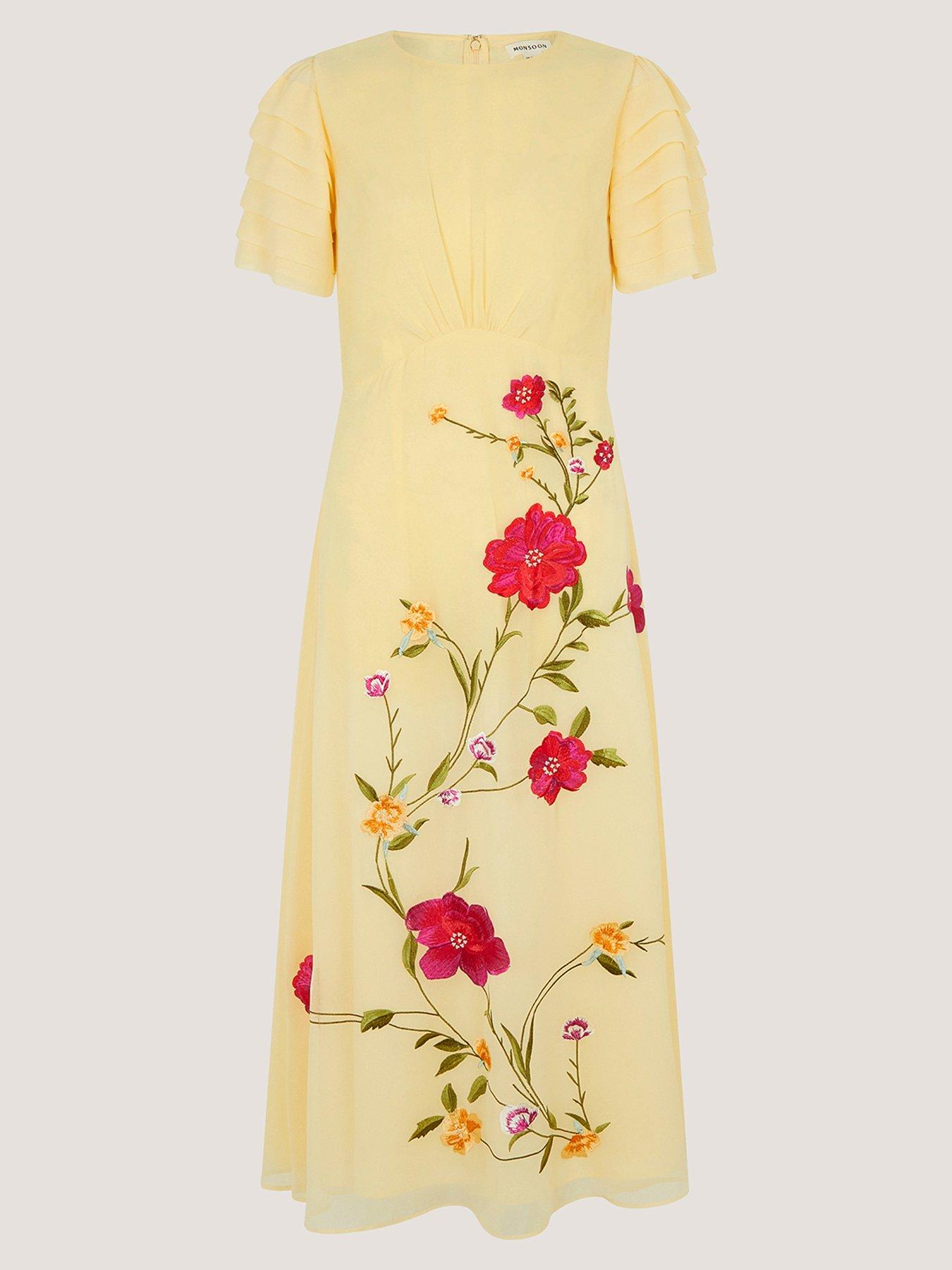 Image 5 of 5 of Monsoon Jocelyn Embroidered Dress