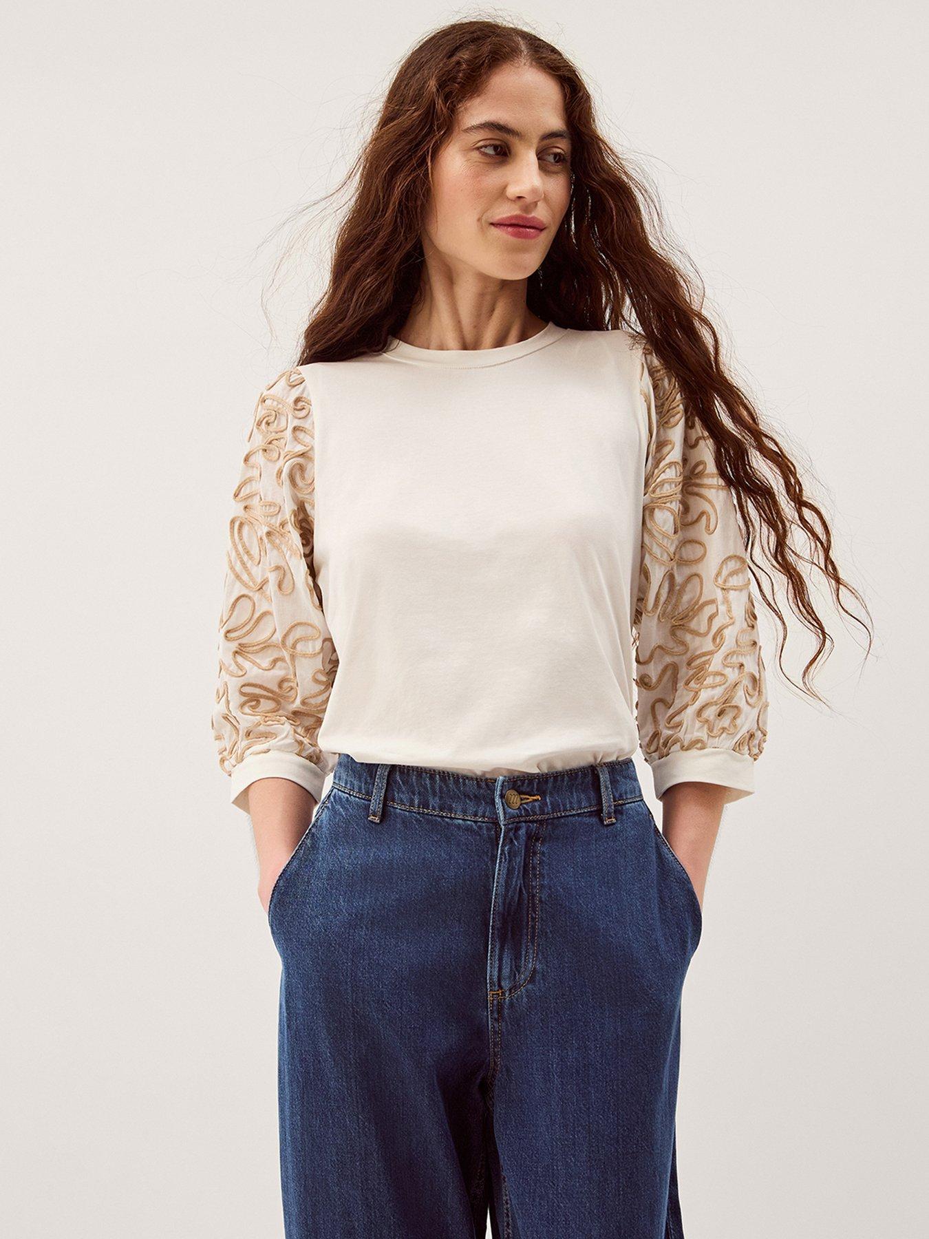 monsoon-freya-fabric-mix-topfront