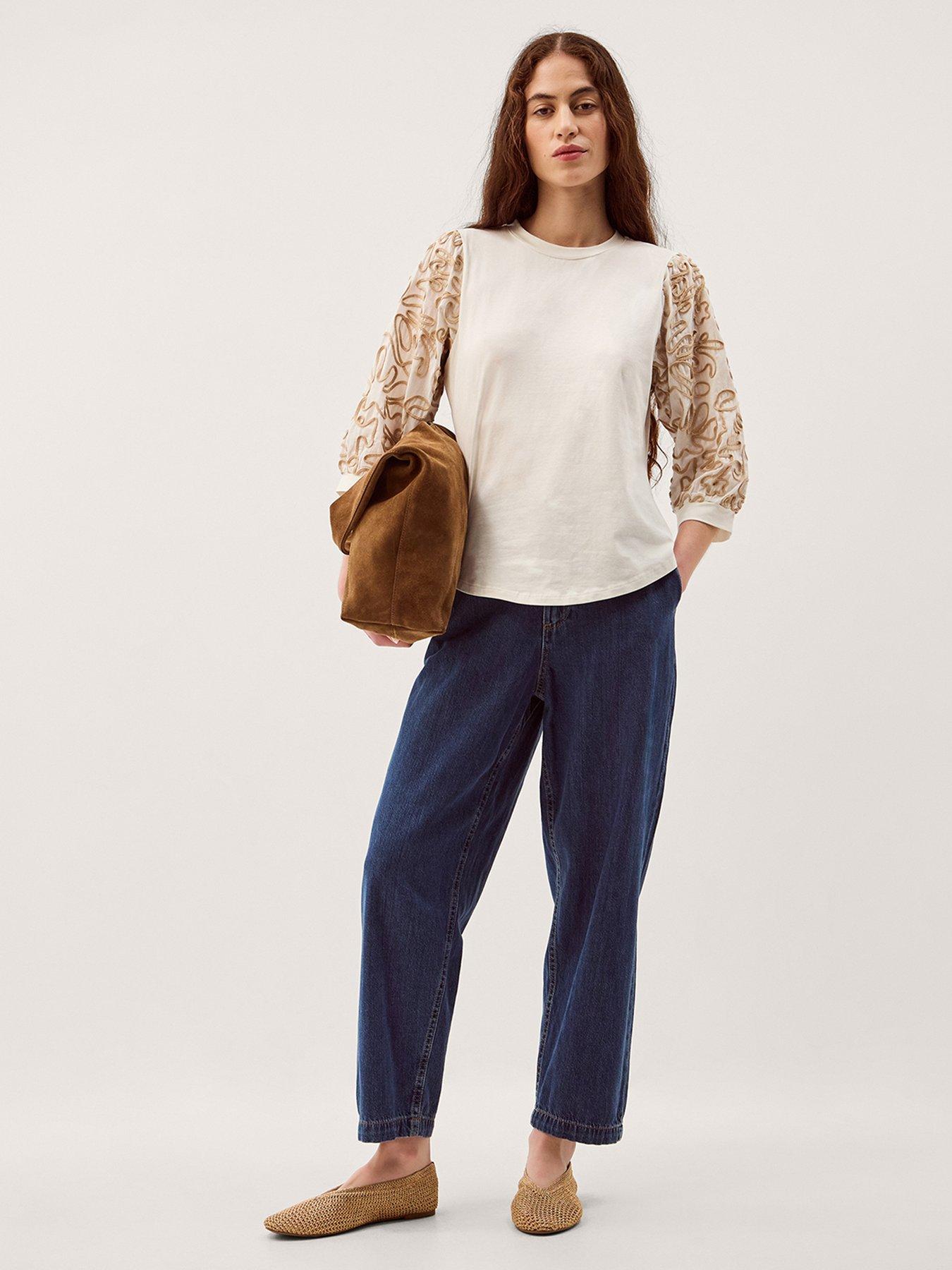 monsoon-freya-fabric-mix-topback