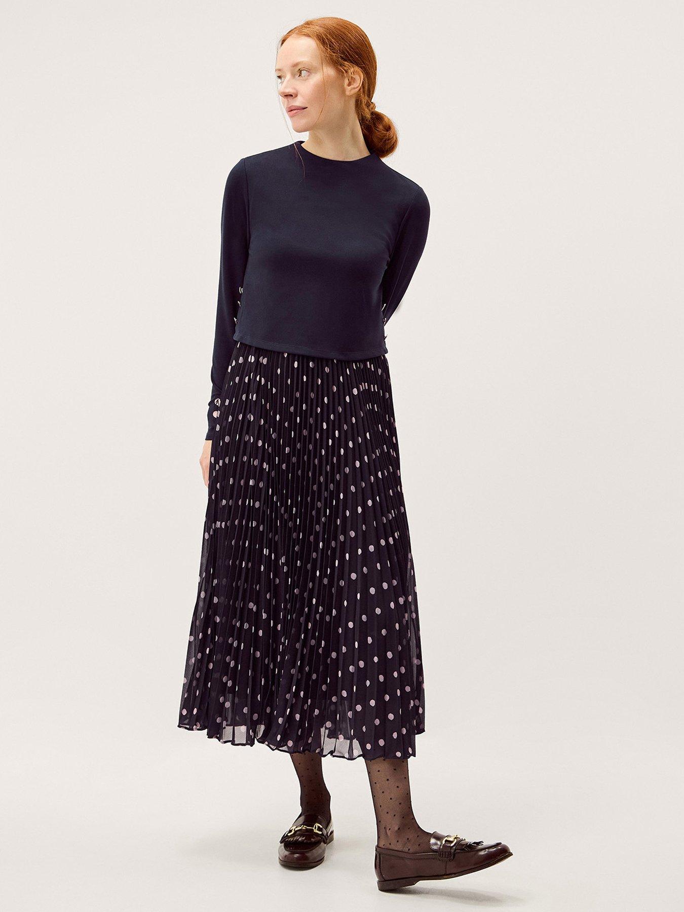 monsoon-daisy-spot-dress-bluefront