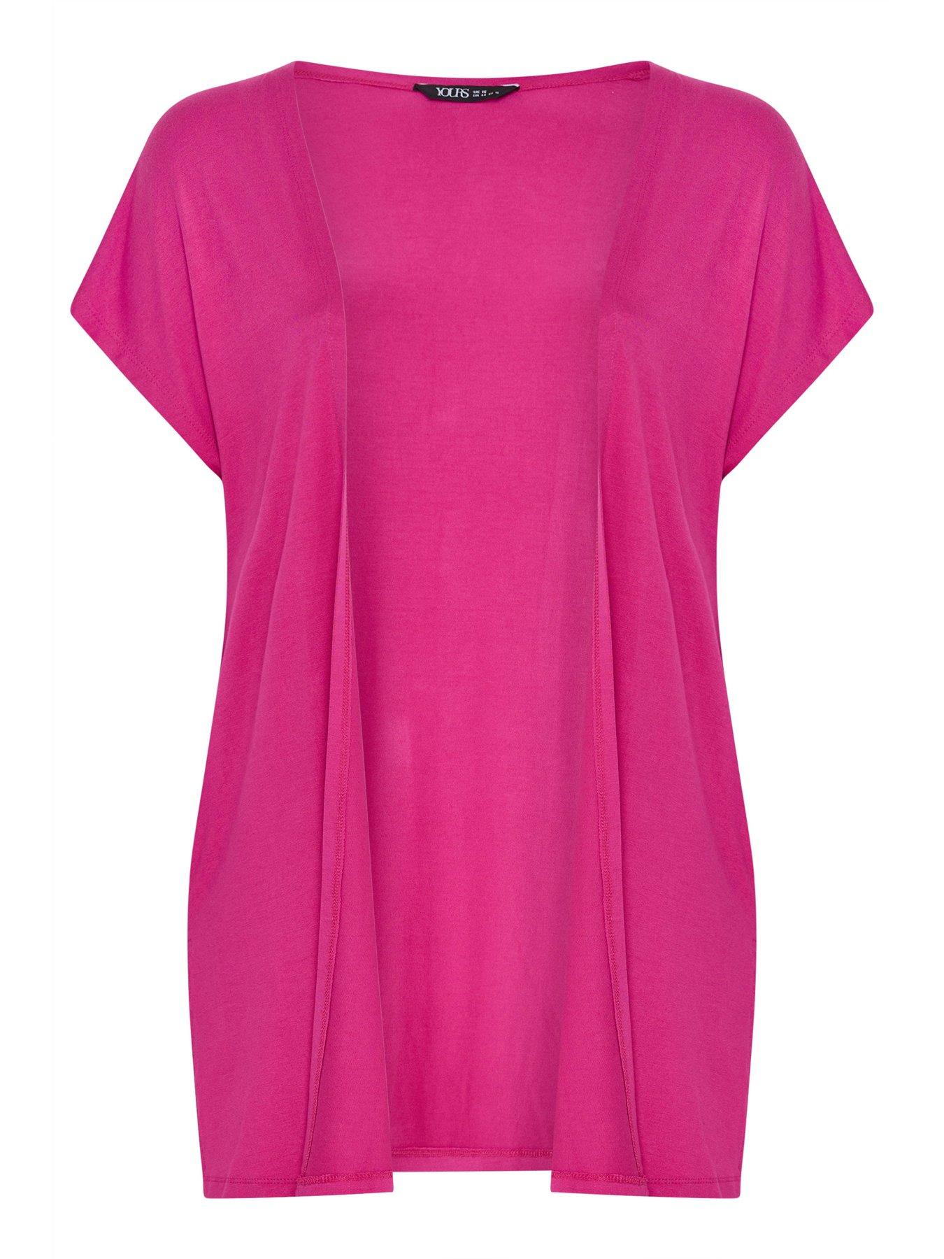 Image 5 of 5 of Yours Curve Grown On Cover Up - Pink