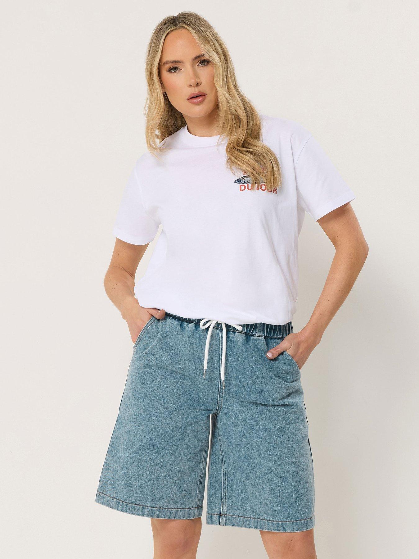 long-tall-sally-tall-pull-on-denim-shortfront