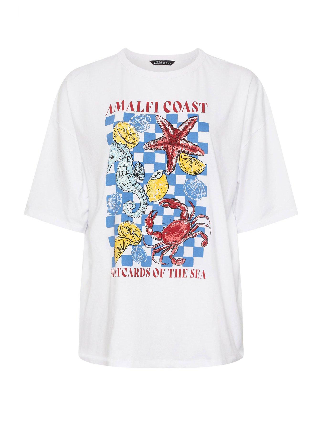 yours-curve-placement-print-boxy-t-shirt-whitedetail