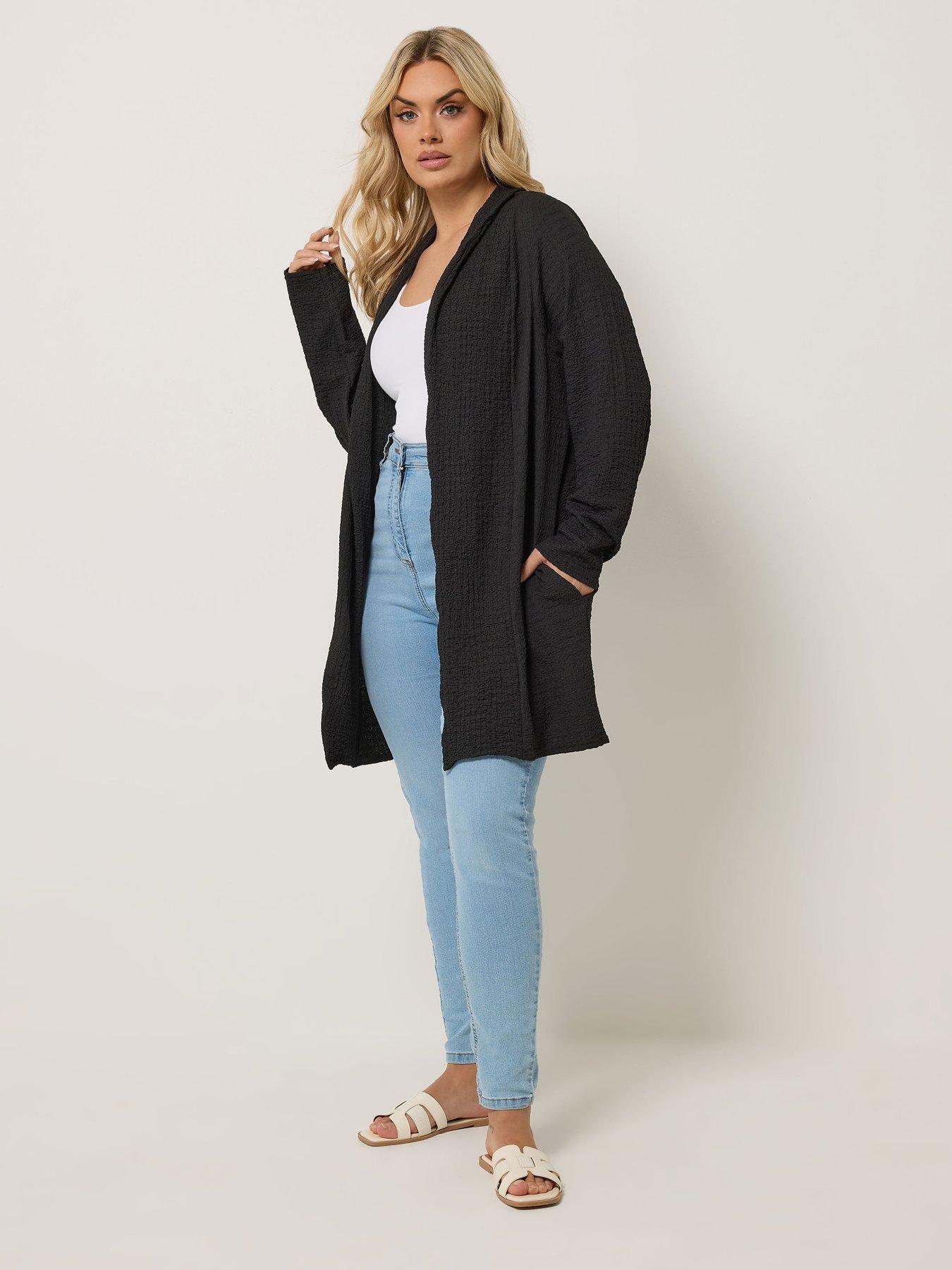 Image 3 of 5 of Yours Curve Bubble Texture Blazer