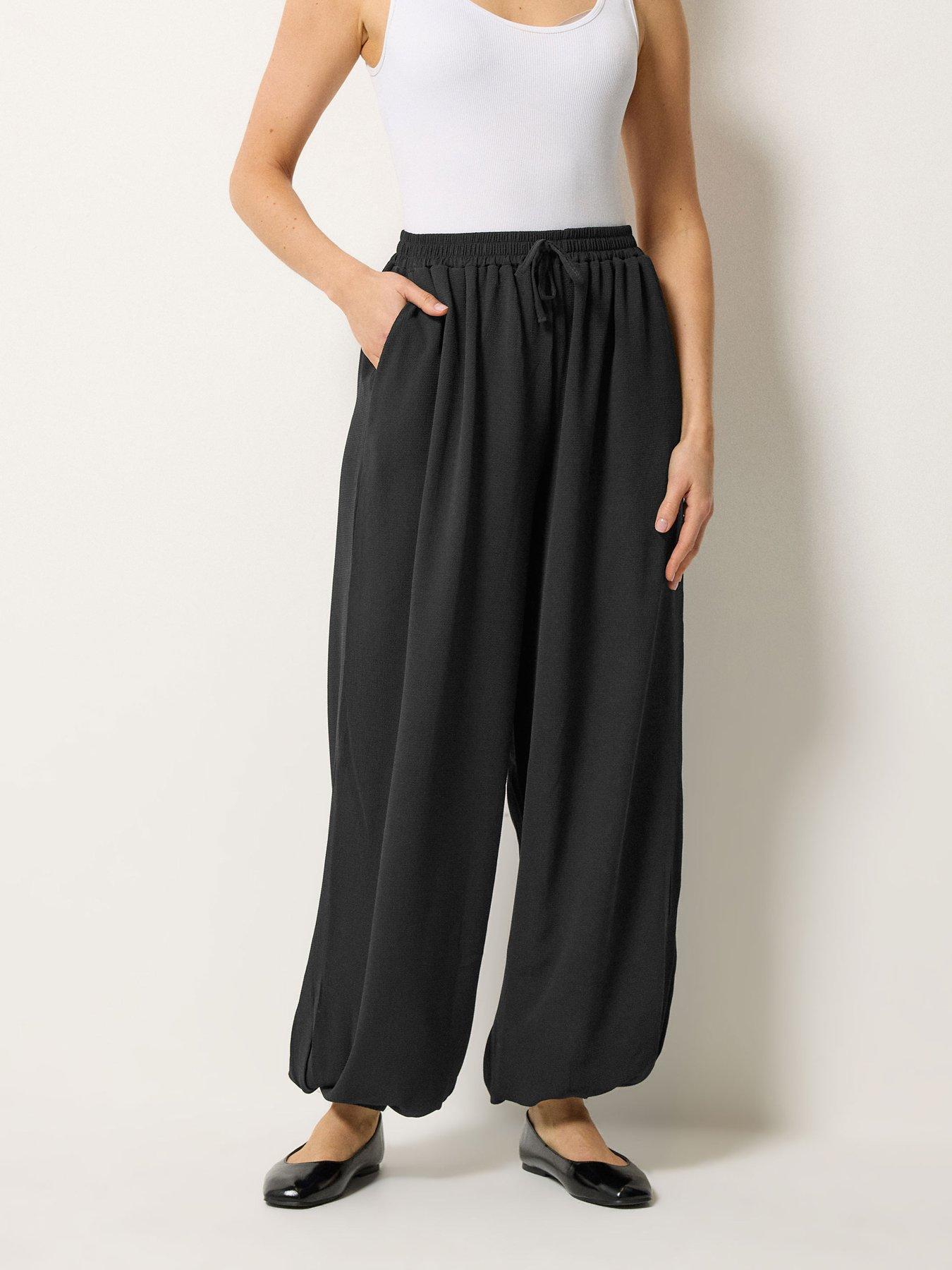 Long Tall Sally Tall Gathered Hem Trouser 34"
