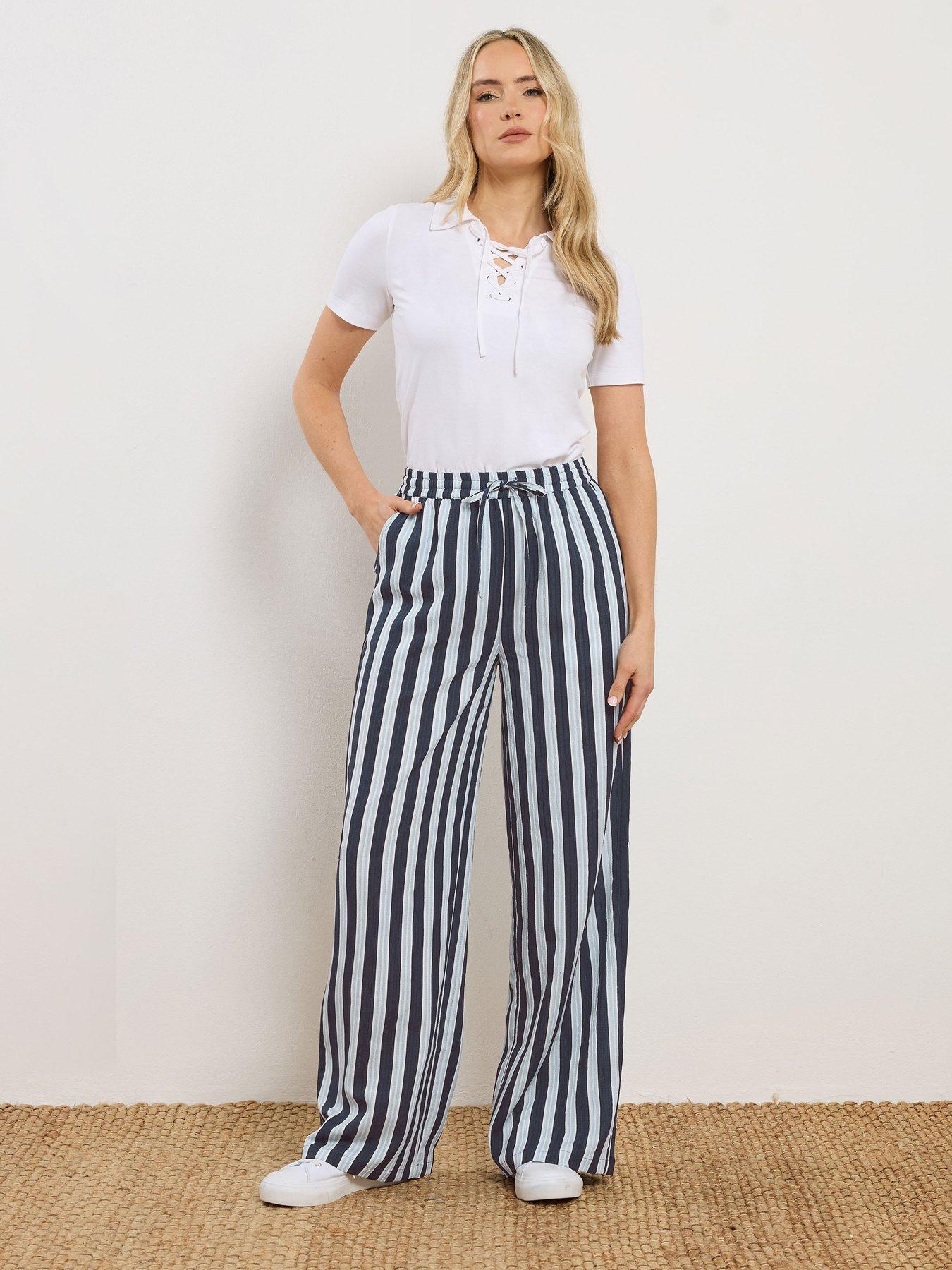 long-tall-sally-stripe-wide-leg-trousers-36-blueback