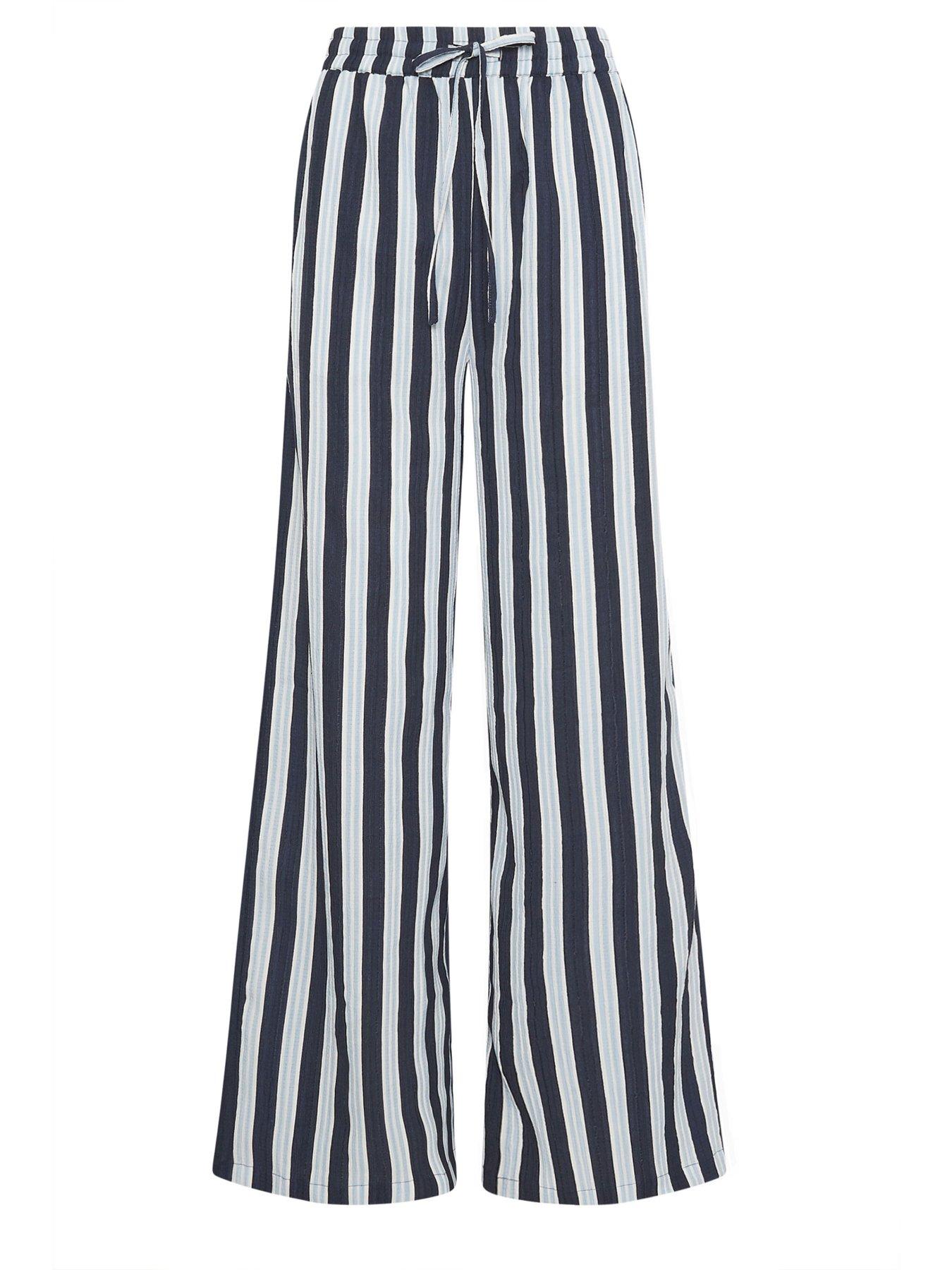 long-tall-sally-stripe-wide-leg-trousers-36-bluedetail