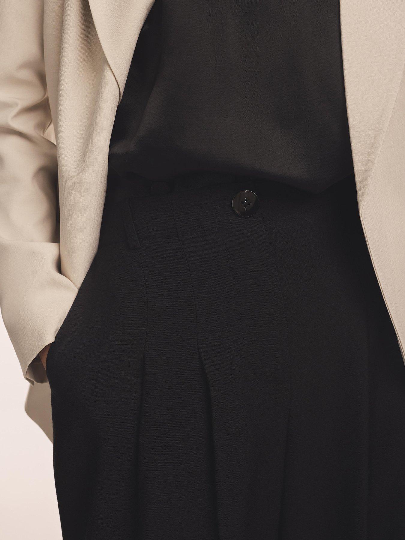 Image 4 of 6 of Mint Velvet Black Cuffed Balloon Jogger
