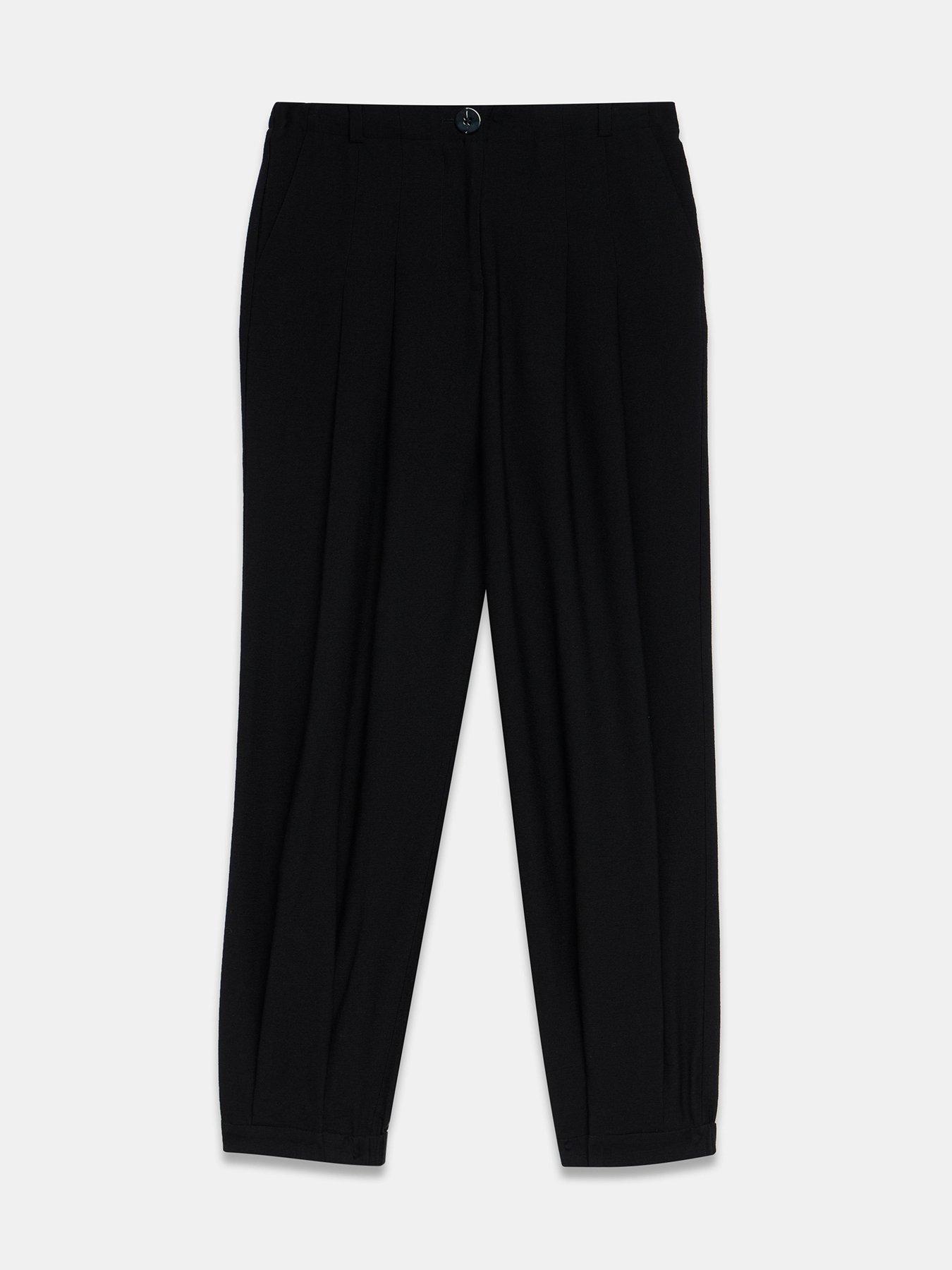 Image 5 of 6 of Mint Velvet Black Cuffed Balloon Jogger