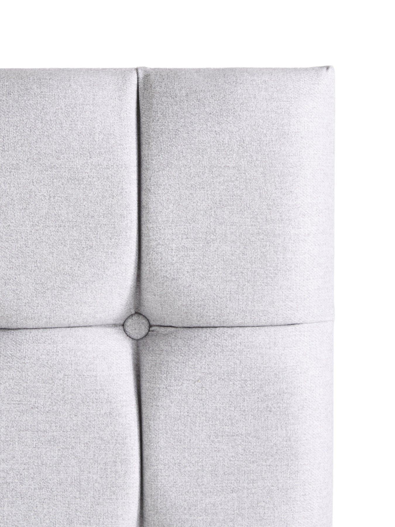 Image 4 of 7 of Shire Beds Aisha Chenille Small Cobbled Headboard - Sk