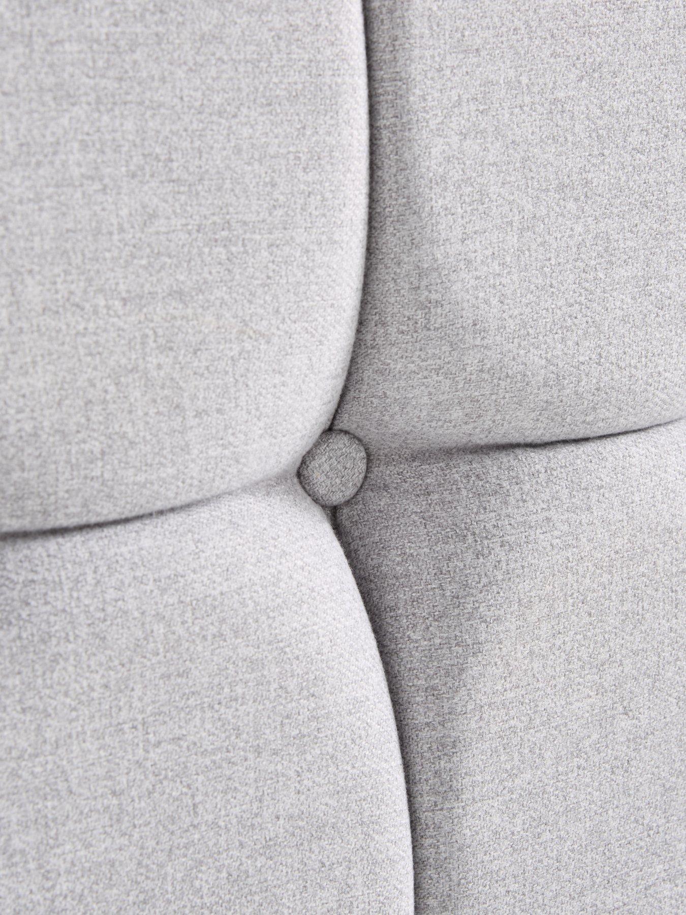 Image 6 of 7 of Shire Beds Aisha Chenille Small Cobbled Headboard - Sk