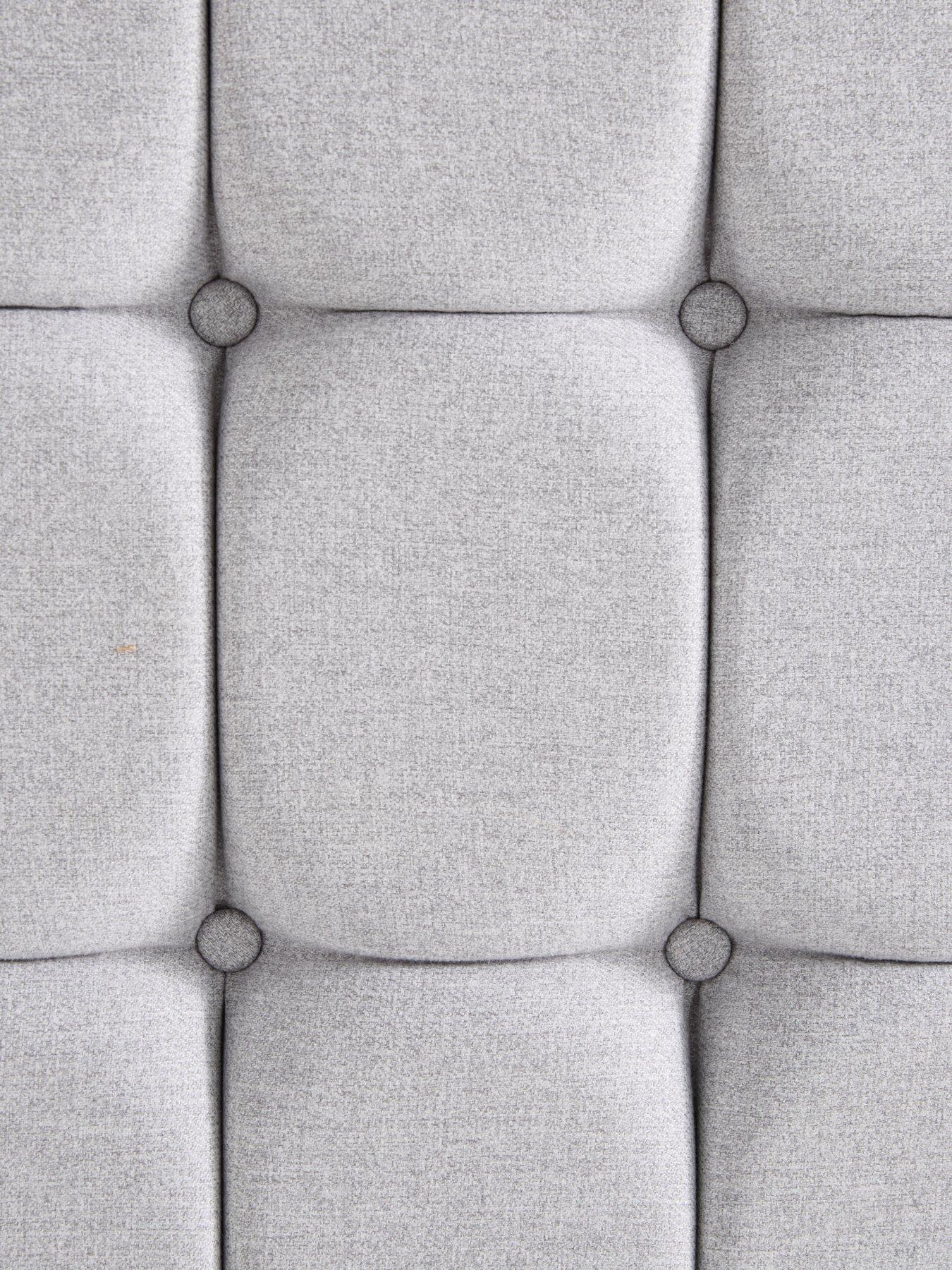 Image 7 of 7 of Shire Beds Aisha Chenille Small Cobbled Headboard - Sk